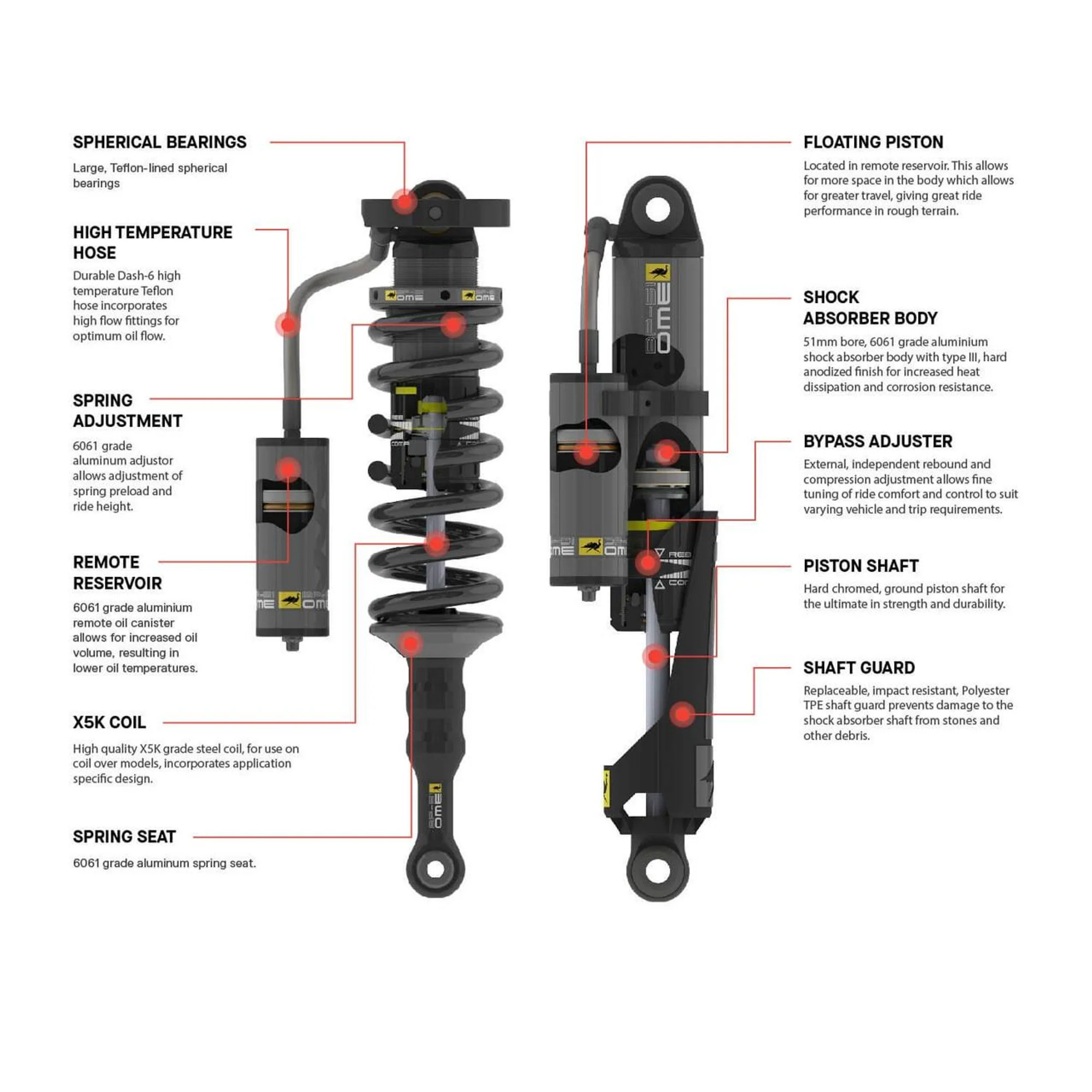 2" BP-51 Lift Kit with Leaf Spring Tacoma (2016-2023) - Image 2