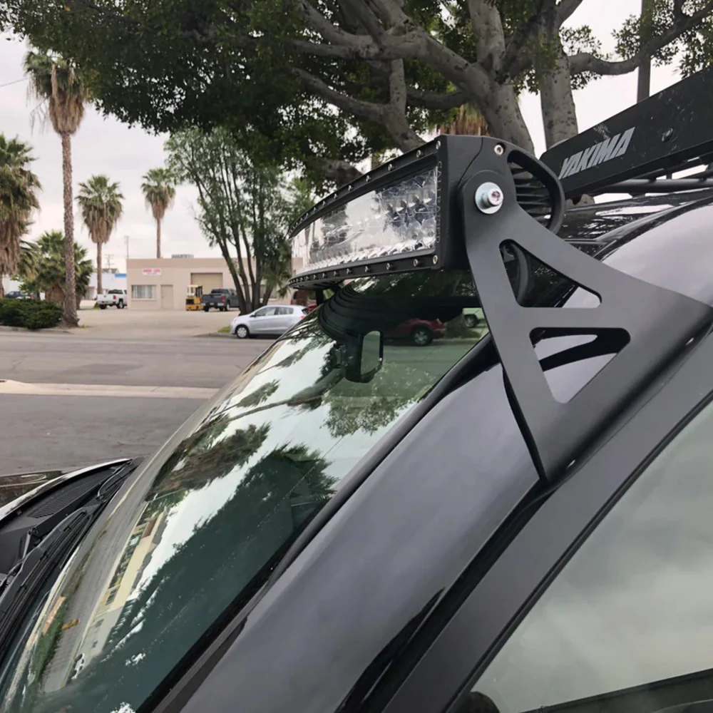 52" Curved LED Roof Light Bar Brackets Kit 4Runner (2003-2024) - Image 8