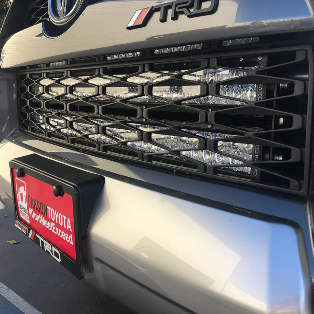 32" Hidden Grille LED Light Bar Brackets 4Runner (2014-2024) - Image 2