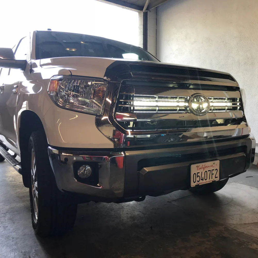 42" Hidden Grille Curved LED Light Bar Brackets Tundra (2014-2021) - Image 7