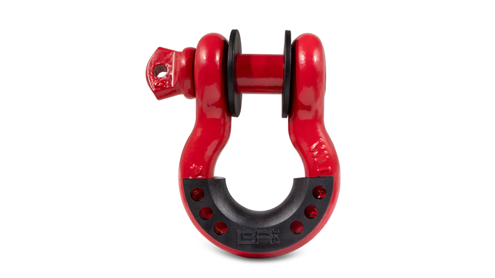 3/4in Red D-Ring with Black Isolator - Image 3
