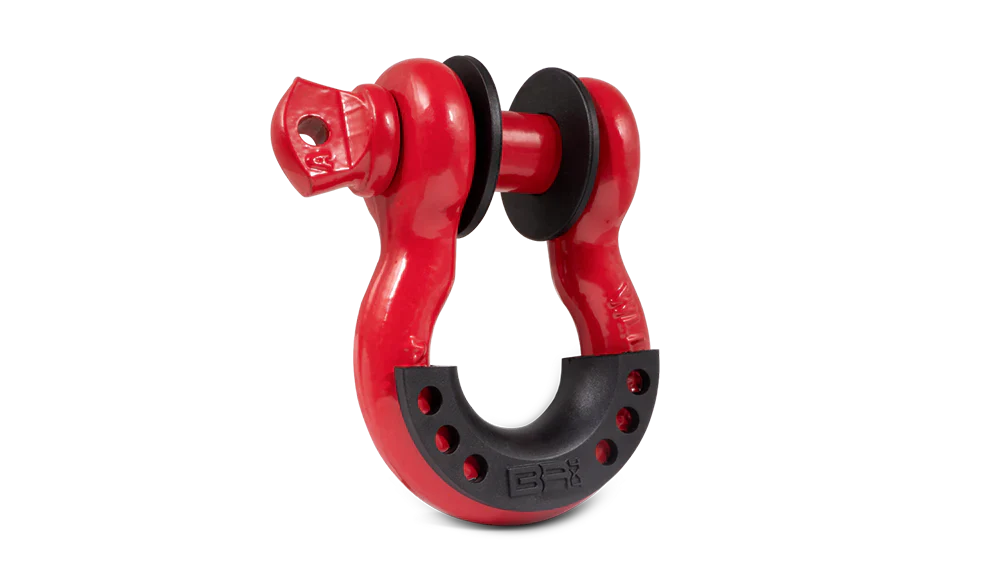 3/4in Red D-Ring with Black Isolator - Image 4