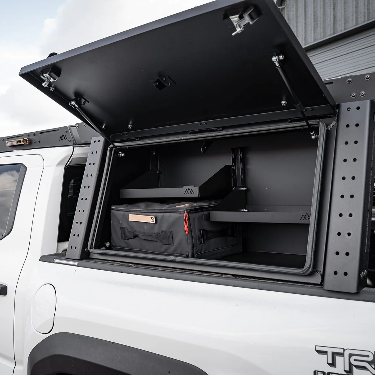 Aluminum Bed Rack Storage Box Tacoma (2016+) - Image 2