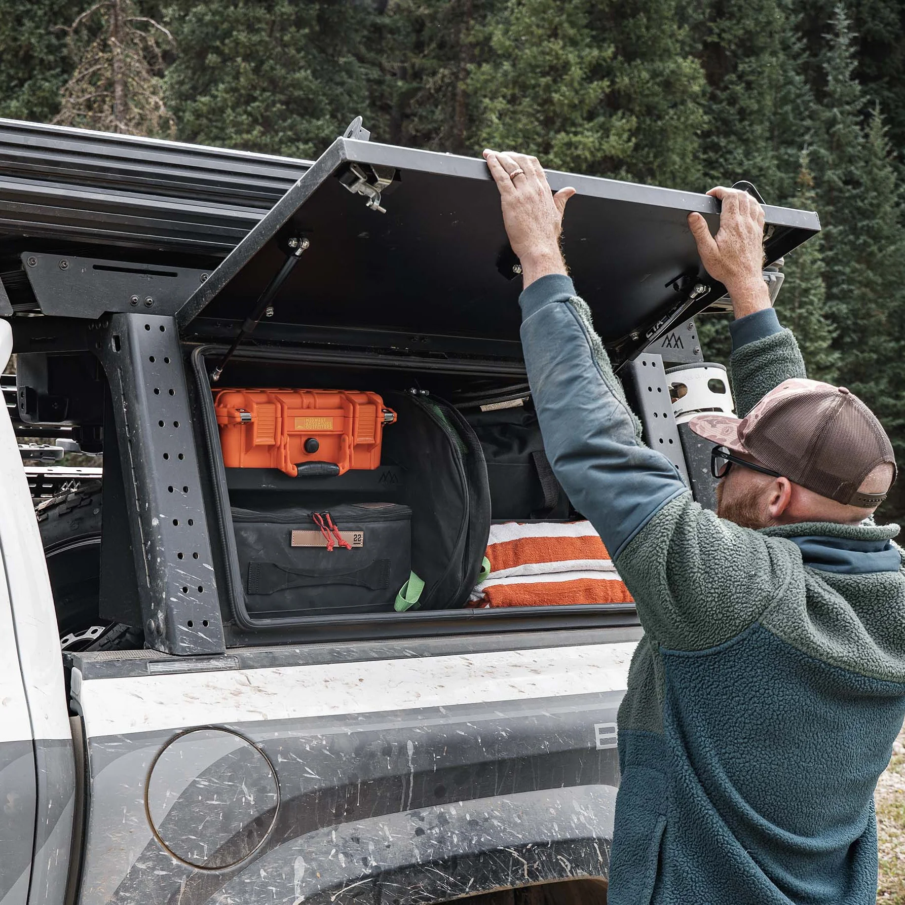 Aluminum Bed Rack Storage Box Tacoma (2016+) - Image 7
