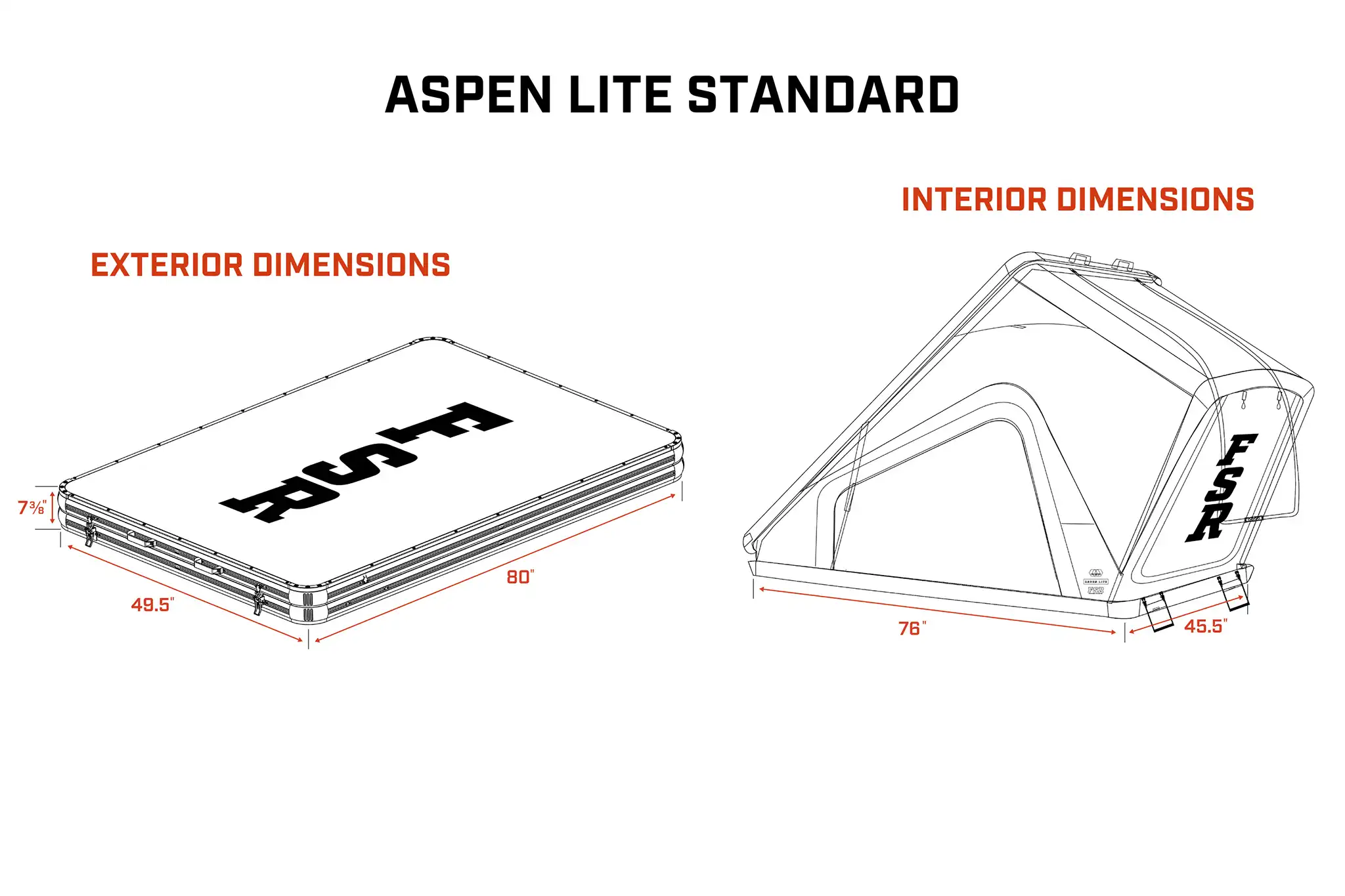 Aspen Lite Standard - Rooftop Tent - Image 10