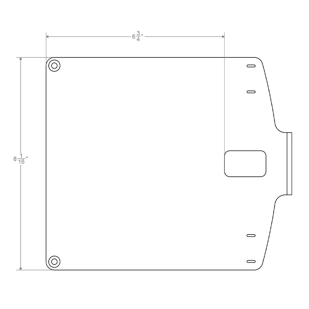 Universal Auxiliary Power Non-Hybrid Bracket Tacoma (2024+) & 4Runner (2025+) - Image 3