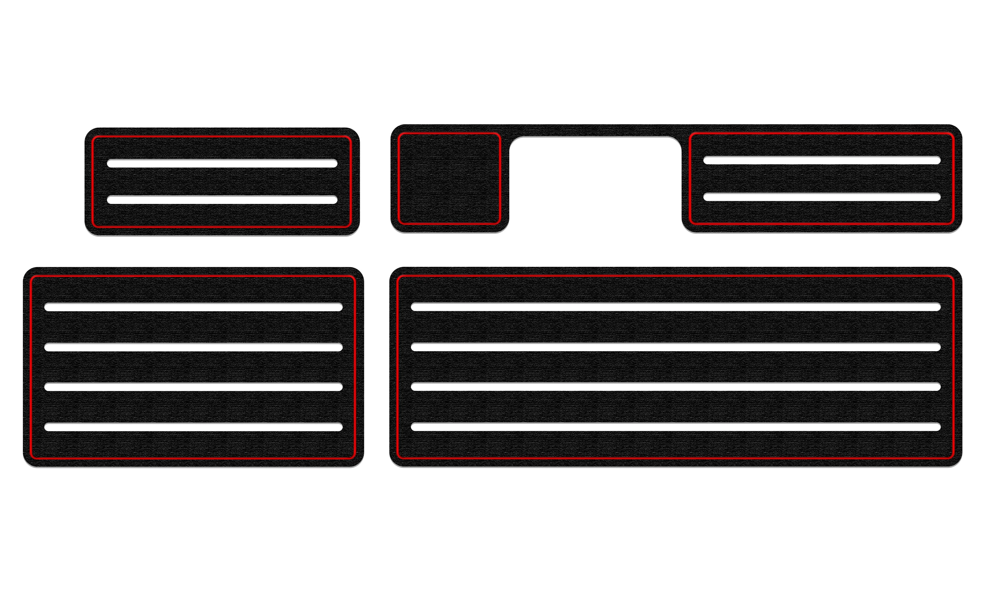 Back Side of Rear Seat Foam Inserts Tacoma (2016-2023) - Image 3