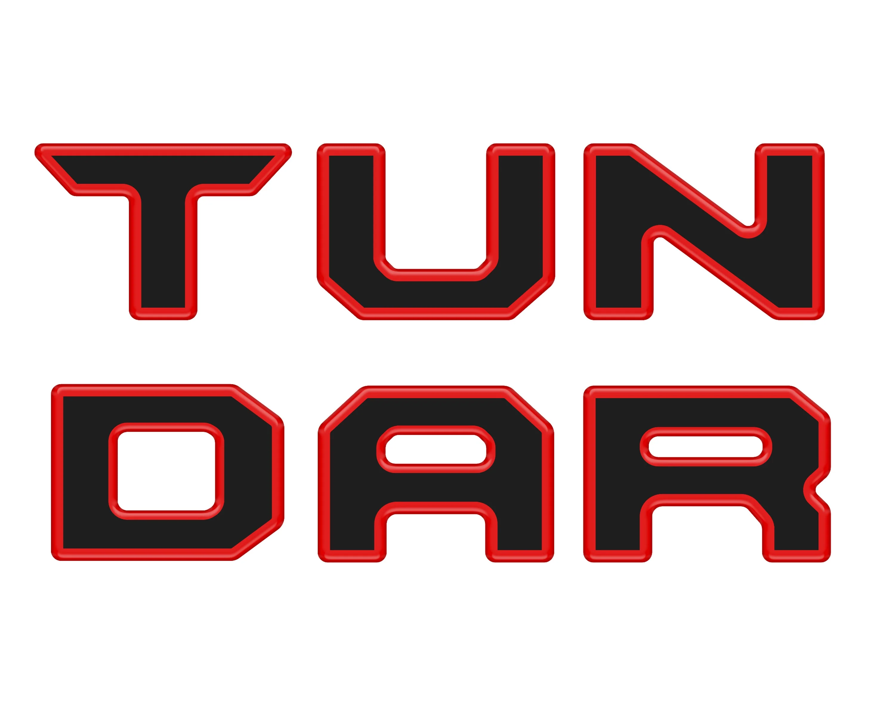 Bed Rail Tailgate Letter Overlays Tundra (2022+) - Image 12