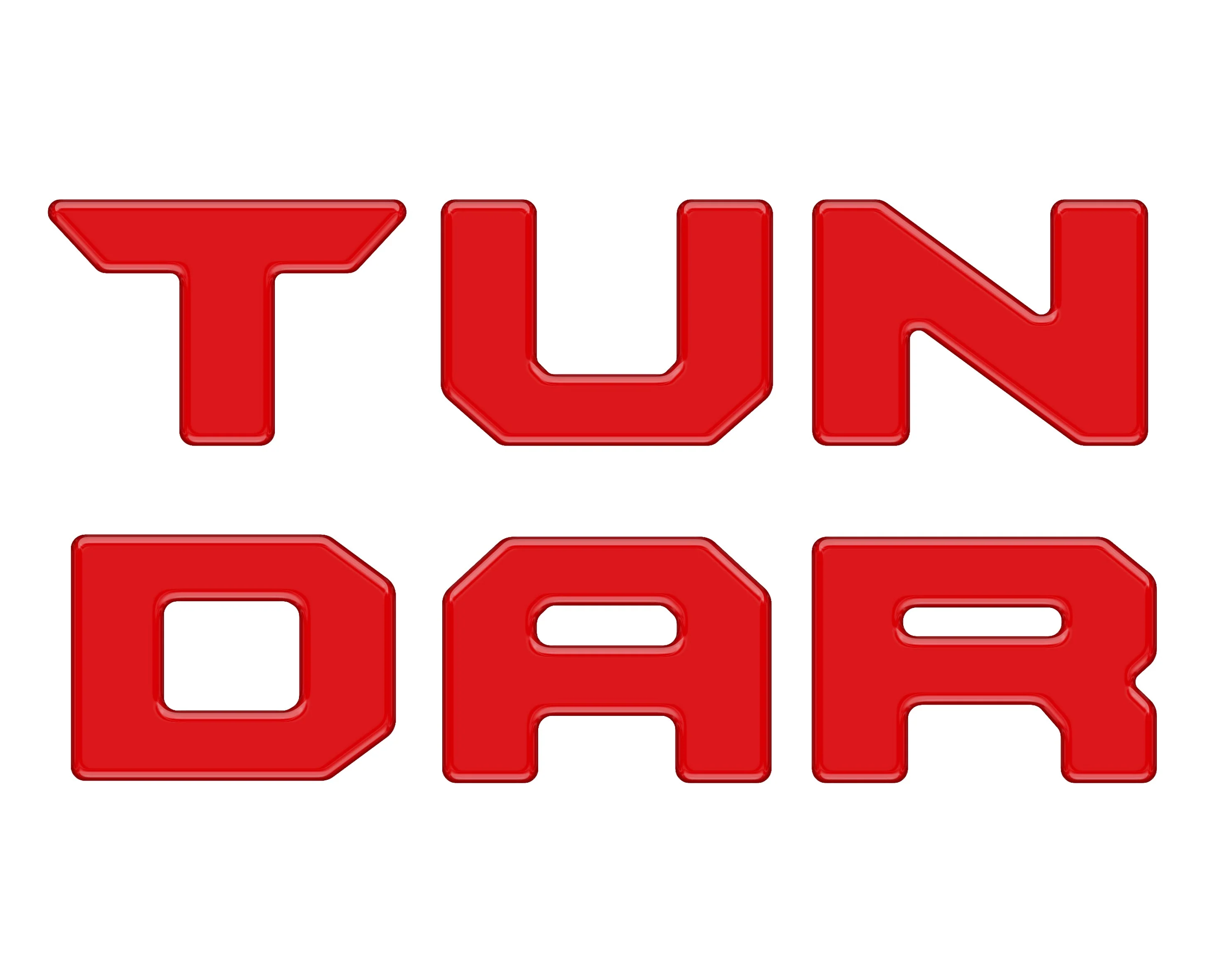 Bed Rail Tailgate Letter Overlays Tundra (2022+) - Image 3