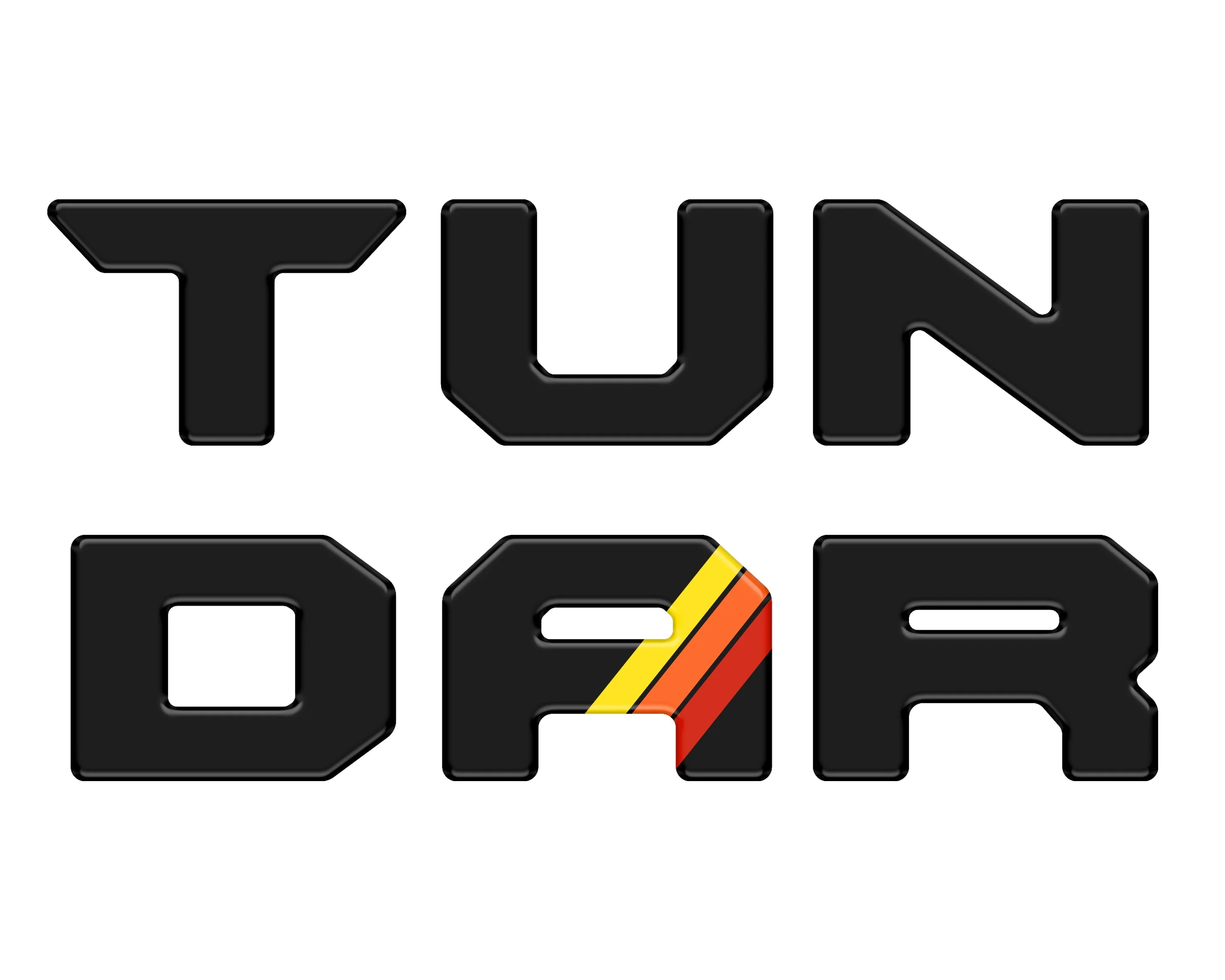 Bed Rail Tailgate Letter Overlays Tundra (2022+) - Image 4