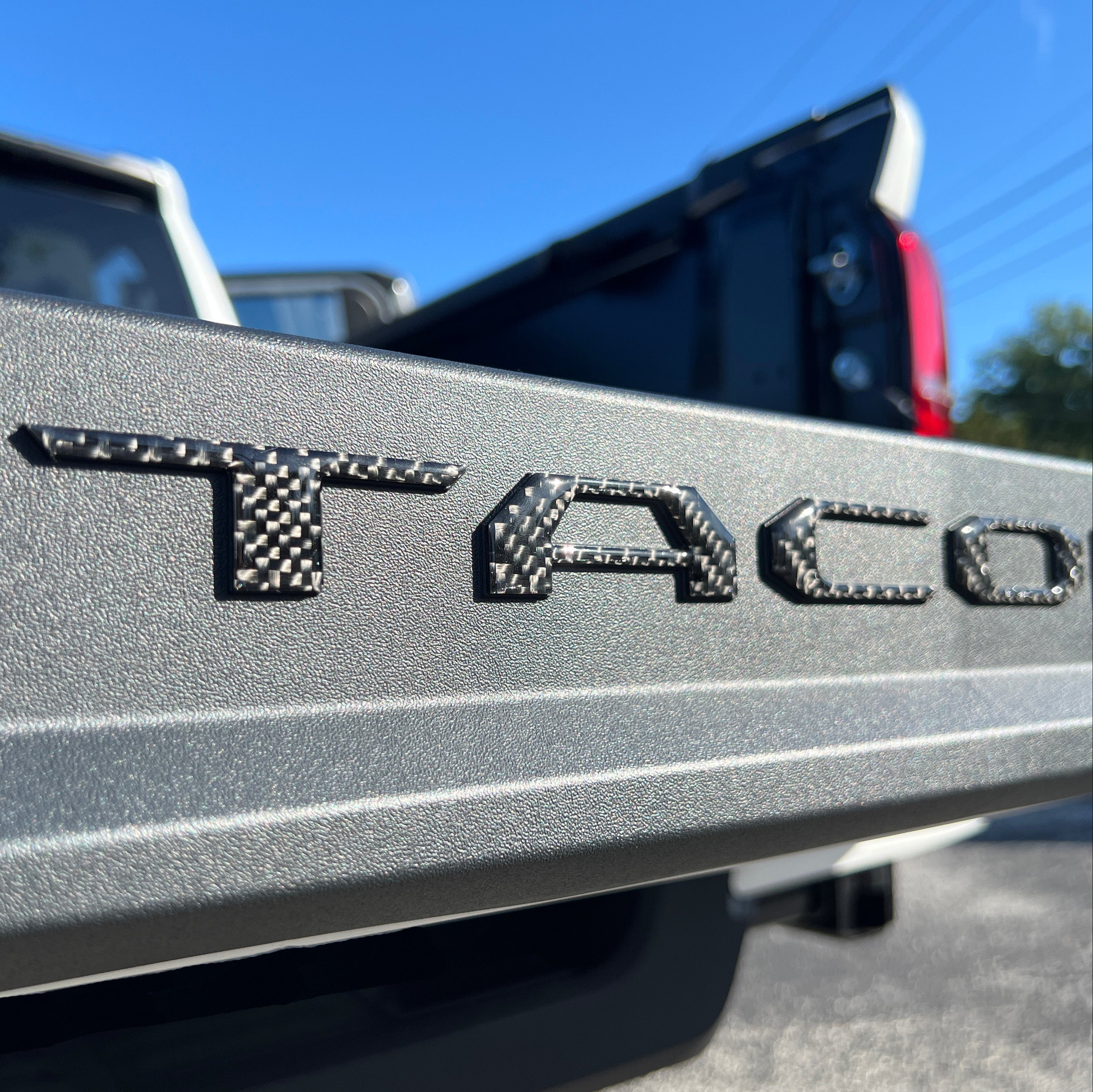 Bed Rail Tailgate Letter Overlays Tacoma (2024+) - Image 2