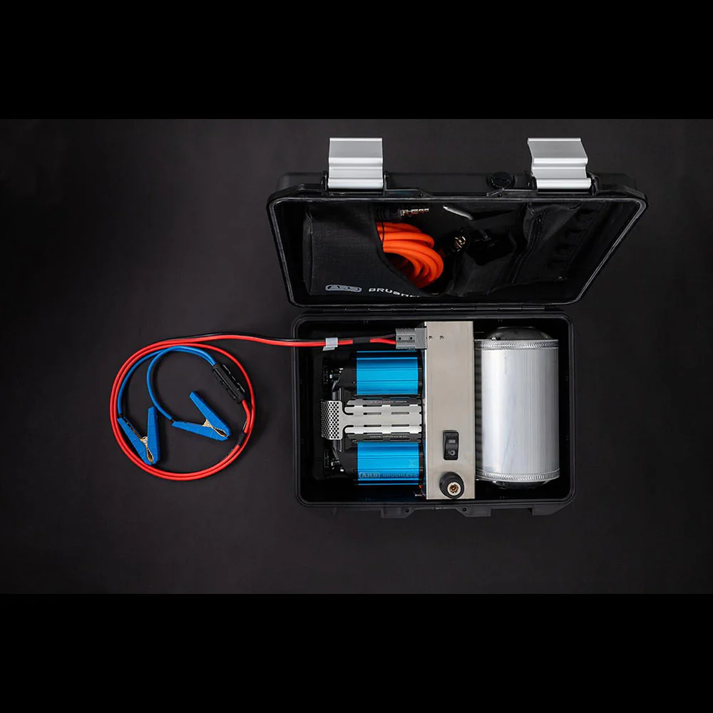 Brushless Twin Motor Portable 12V Air Compressor - Image 2