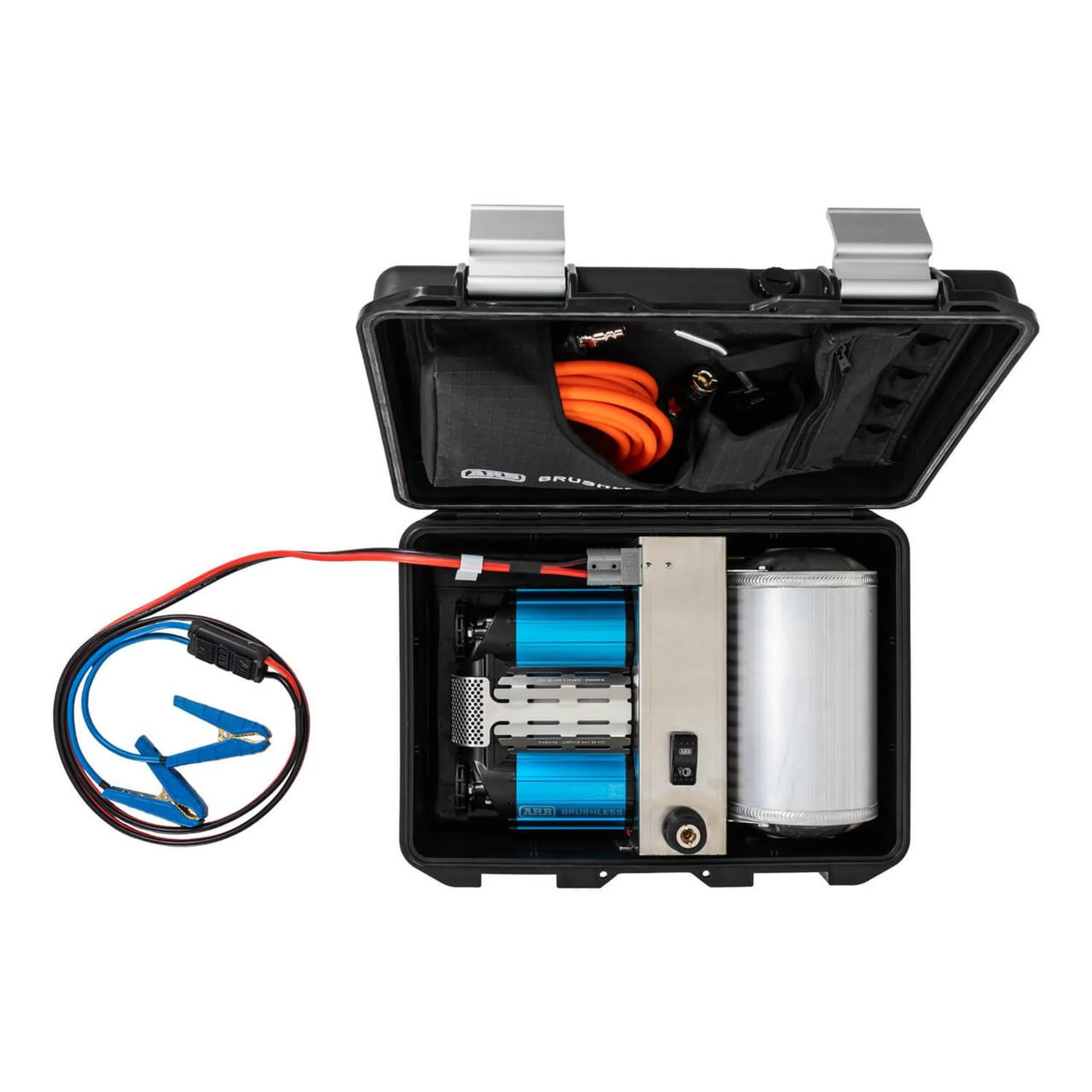 Brushless Twin Motor Portable 12V Air Compressor - Image 5