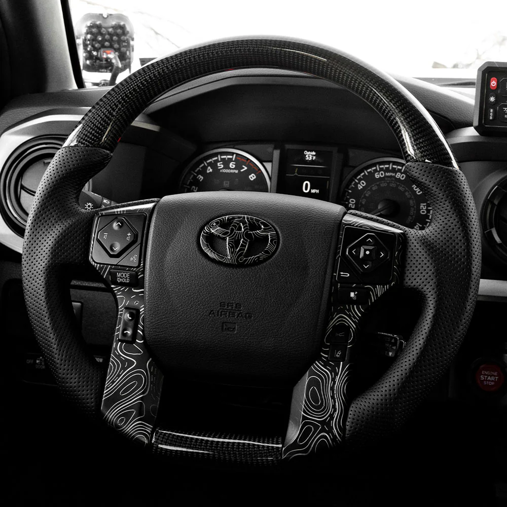 Carbon Fiber Heated Steering Wheel 4Runner (2014-2024) & Tacoma (2016-2023) - Image 2