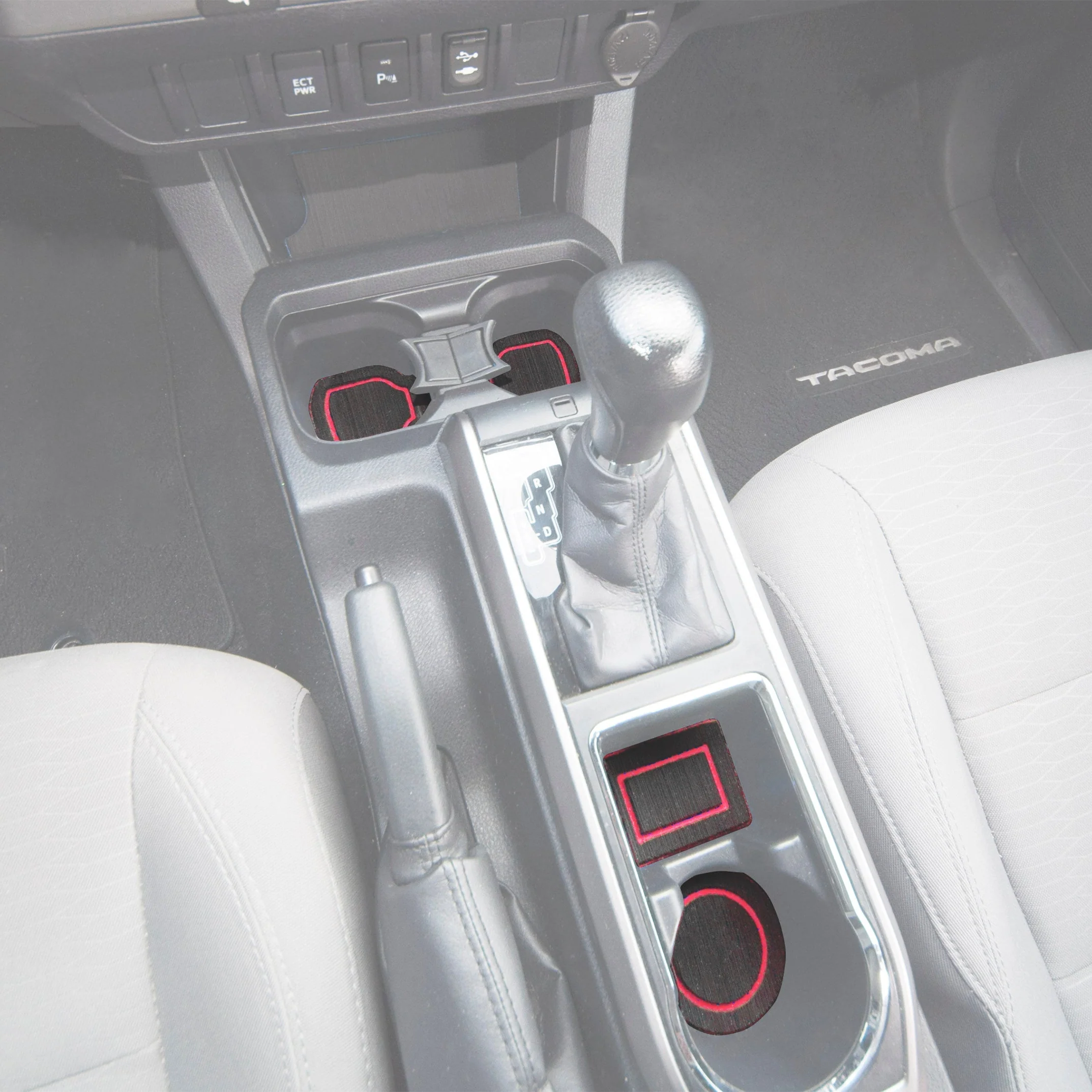 Center Console Cup Holder Inserts Tacoma (2016-2023)