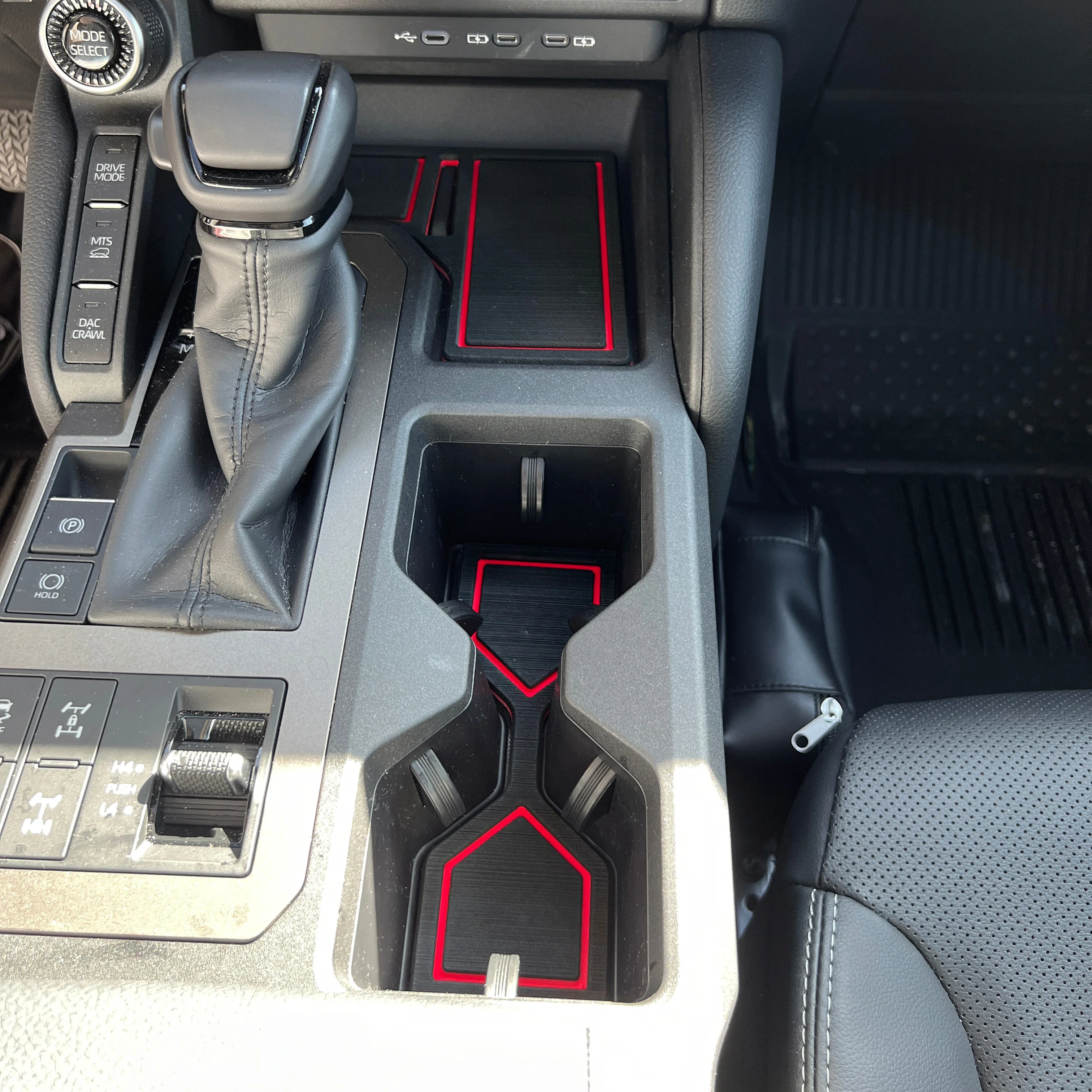 Center Console Foam Inserts Land Cruiser (2024+) - Image 2