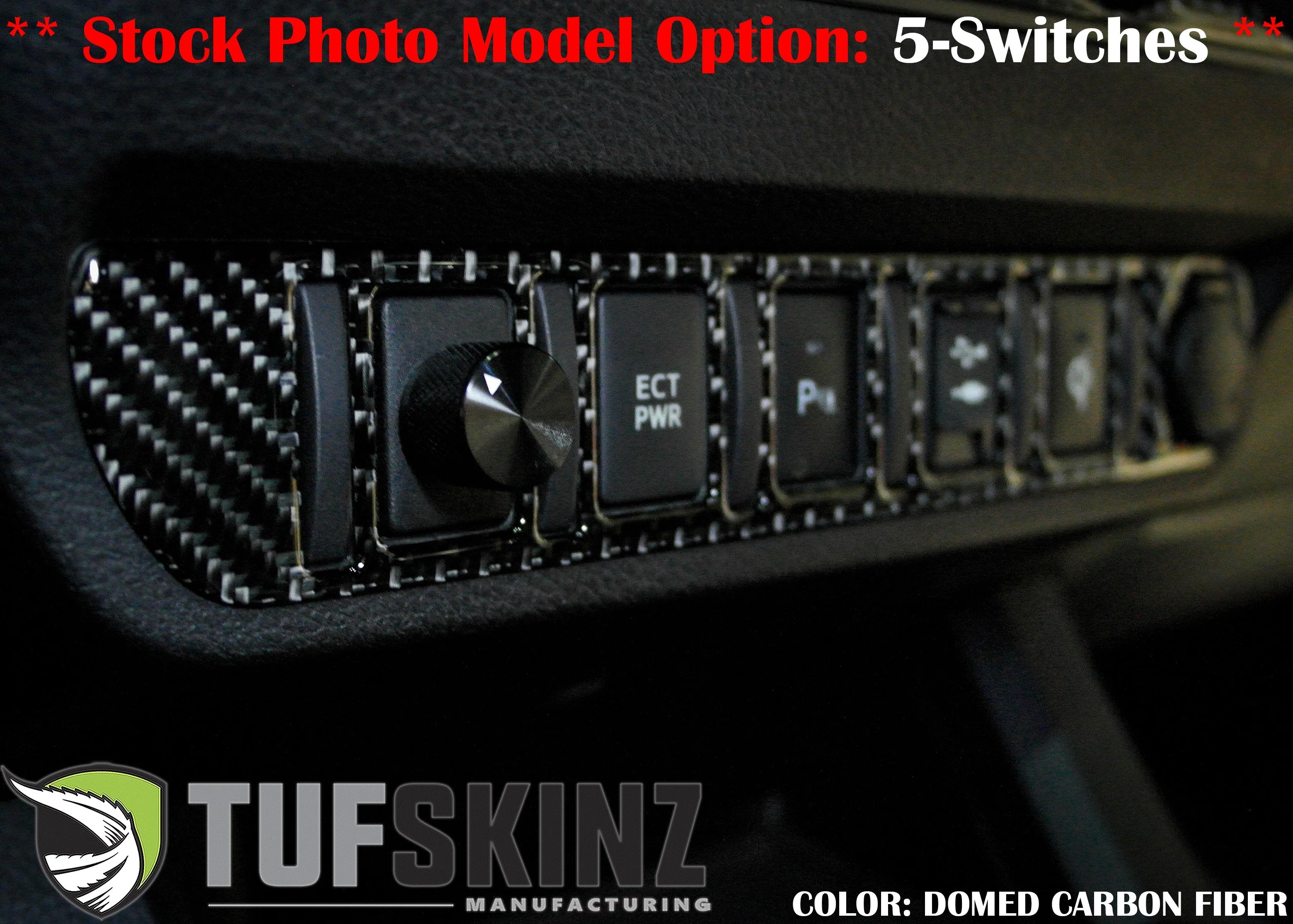 Center Dash Switch Panel Accent Overlay Tacoma (2016-2023) - Image 2