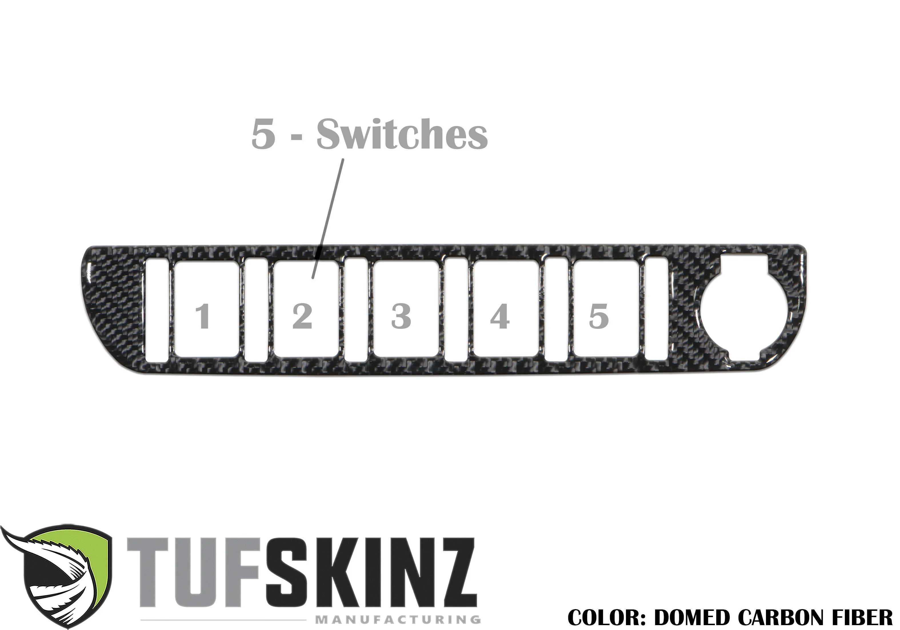 Center Dash Switch Panel Accent Overlay Tacoma (2016-2023) - Image 3