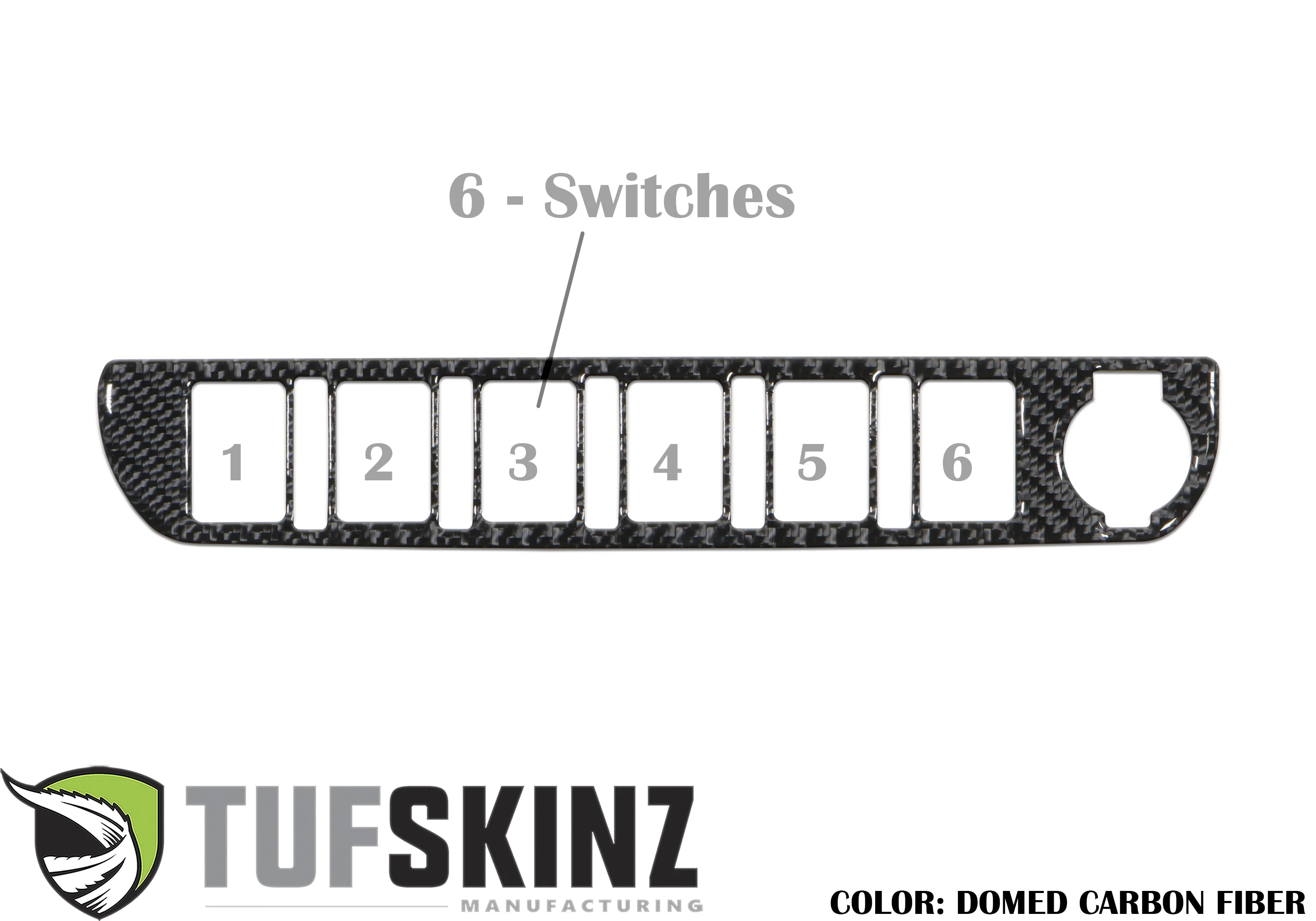 Center Dash Switch Panel Accent Overlay Tacoma (2016-2023) - Image 5