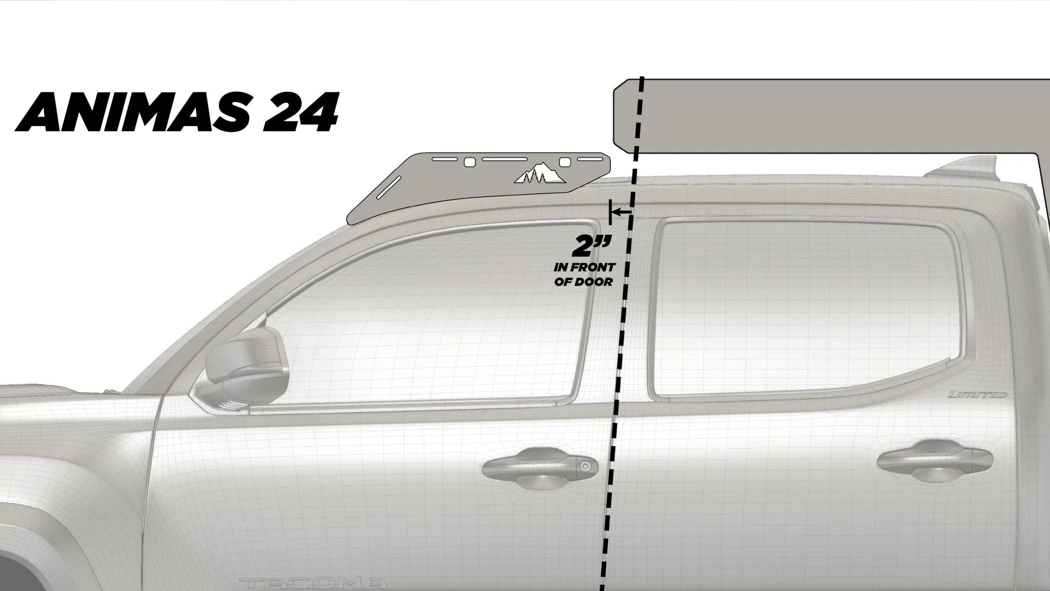 The Animas Camper Roof Rack Tacoma (2005-2023) - Image 13