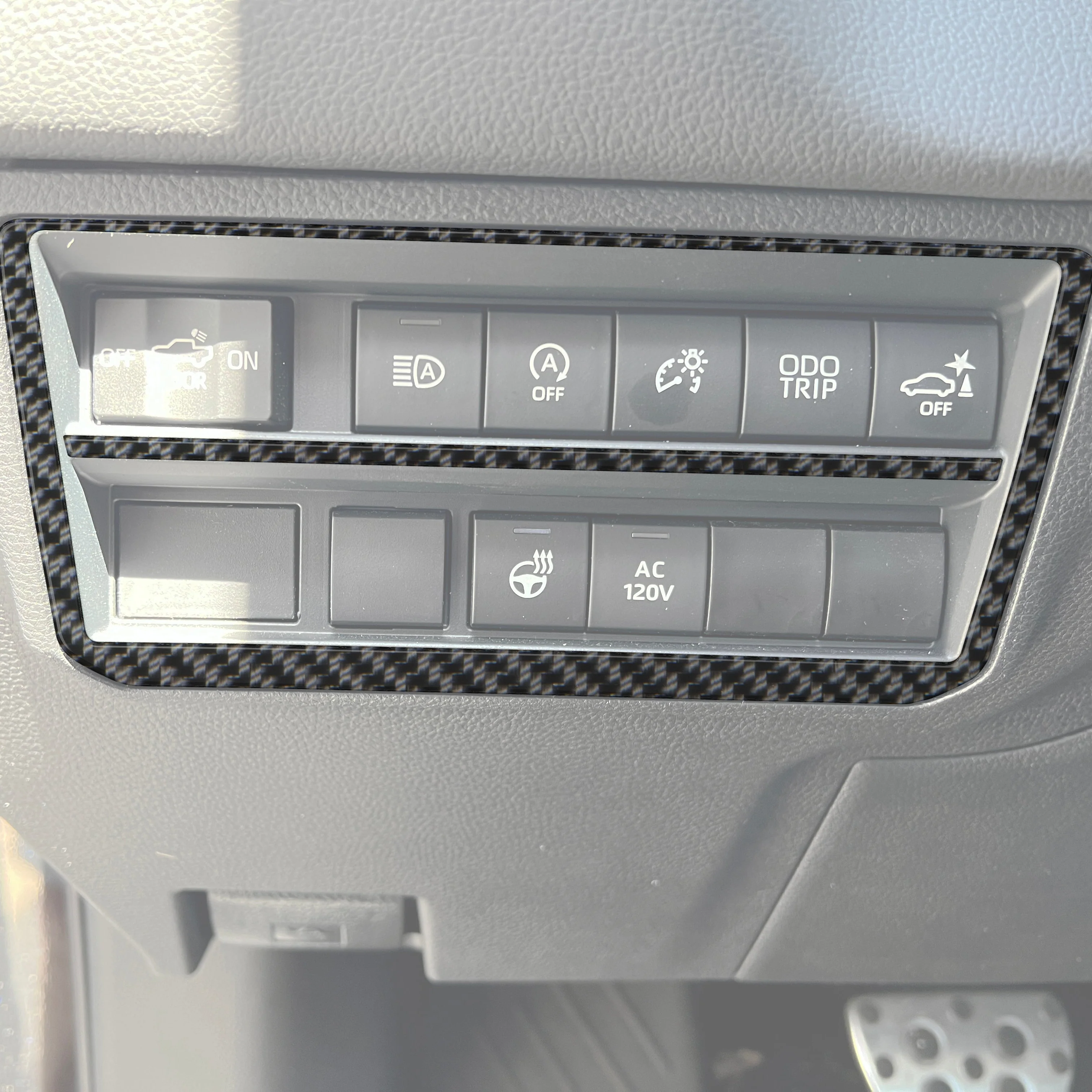 Dim Switch Panel Accent Overlays Tundra (2022+) & Sequoia (2023+)