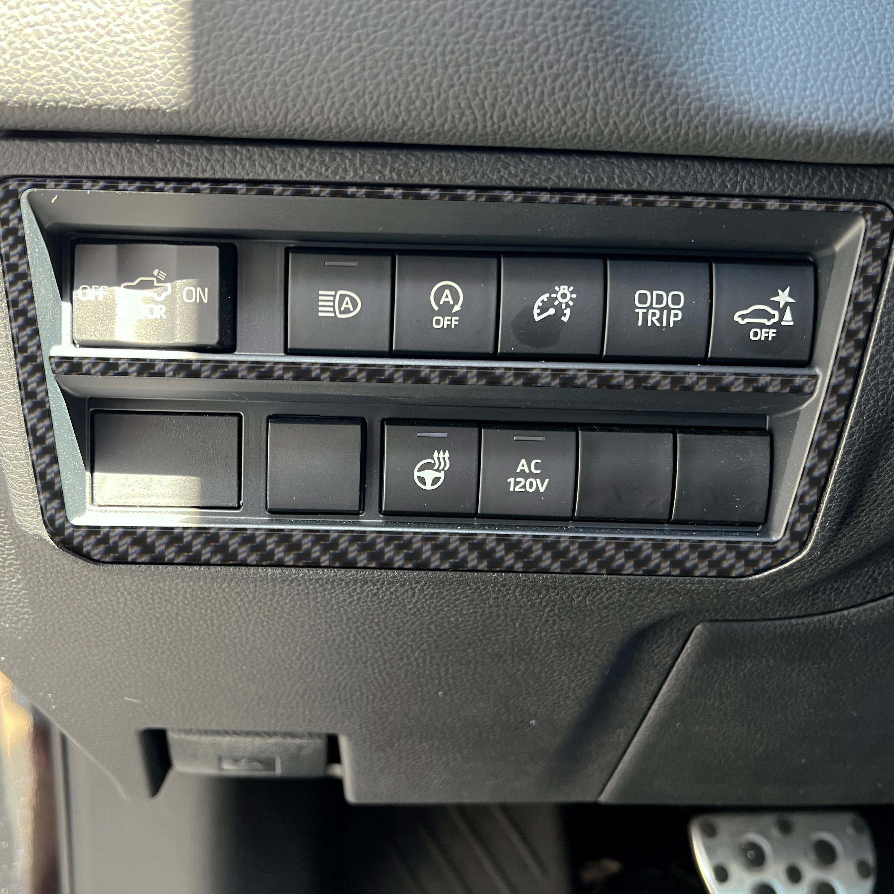 Dim Switch Panel Accent Overlays Tundra (2022+) & Sequoia (2023+) - Image 2