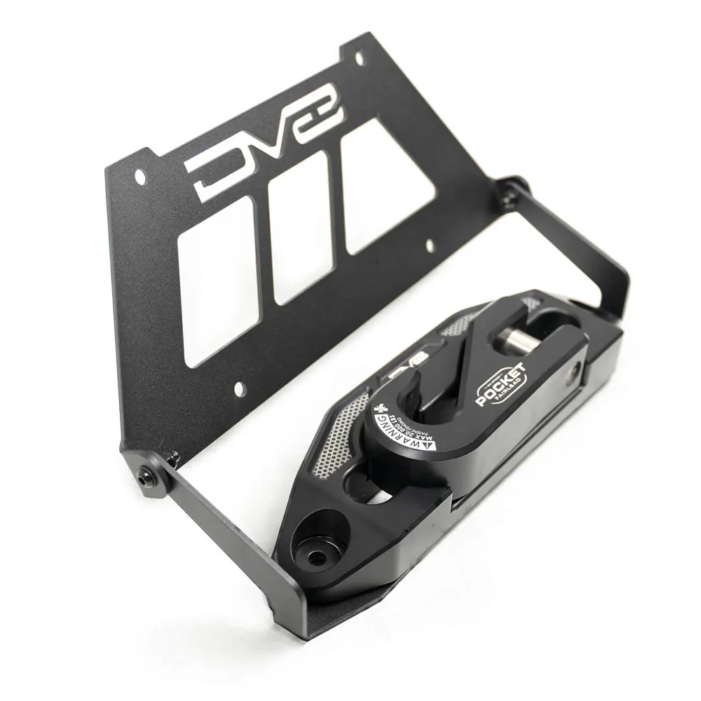 Fairlead Mounted Flip Up License Plate Bracket - Image 3