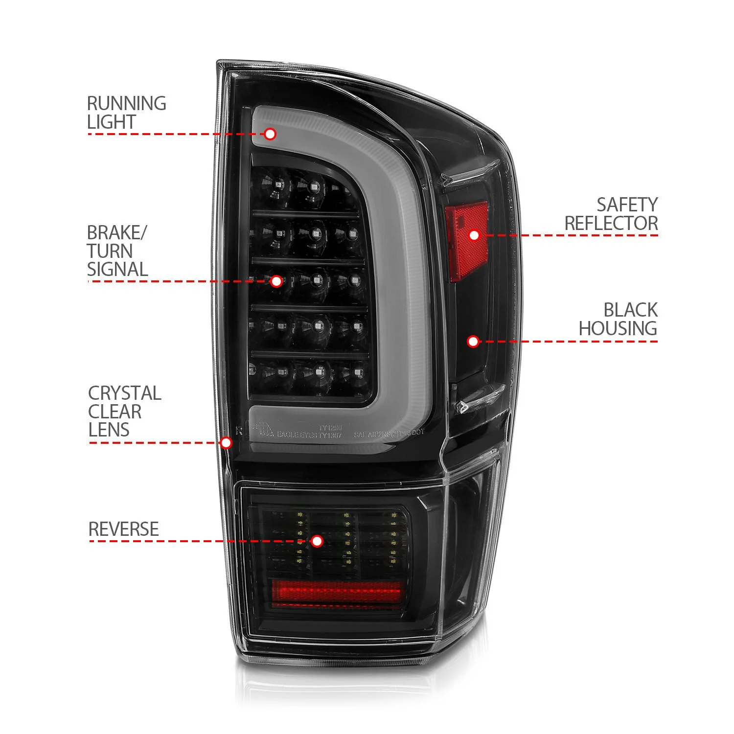 Full LED C Bar Tail Lights Tacoma (2016-2023) - Image 6