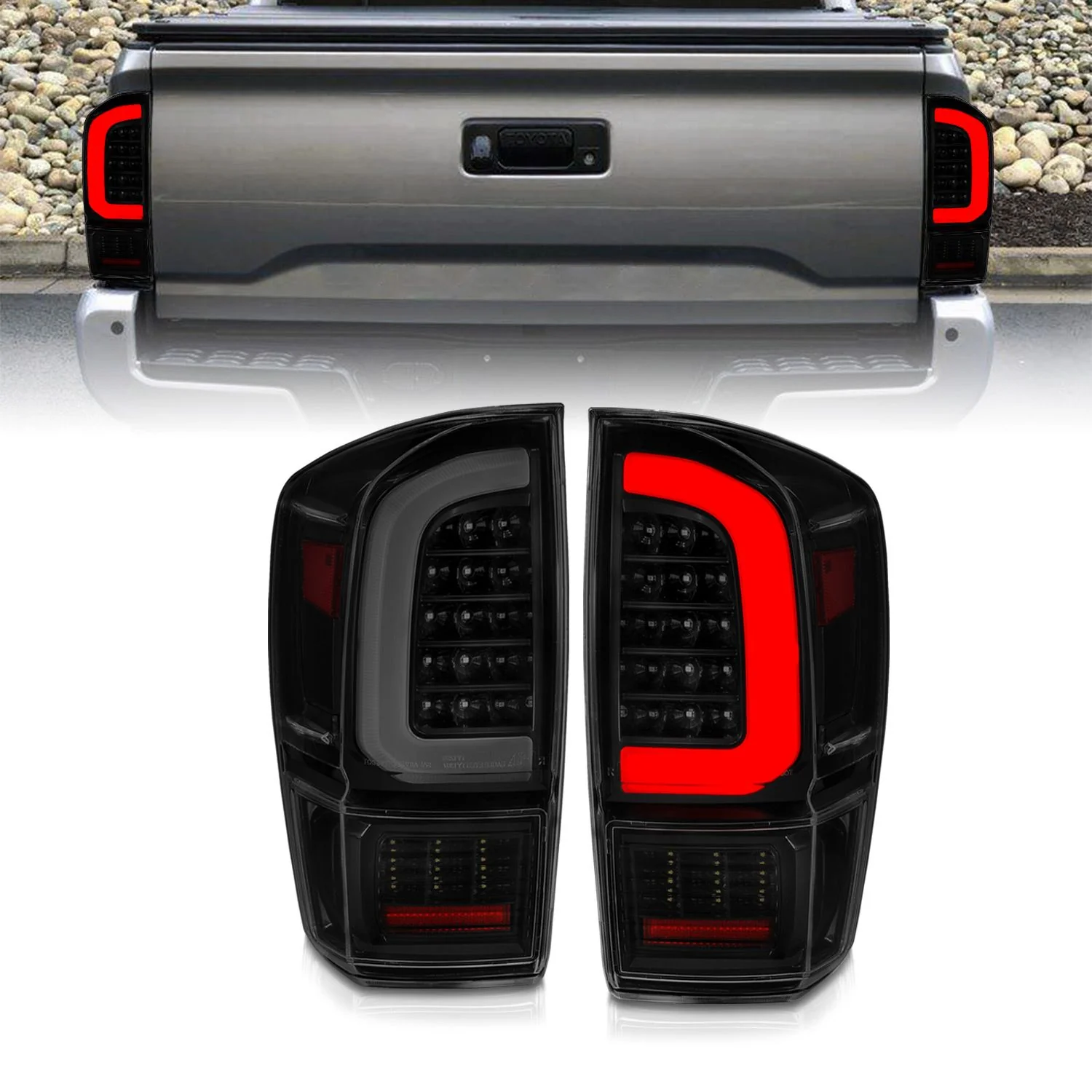 Full LED C Bar Tail Lights Tacoma (2016-2023) - Image 8