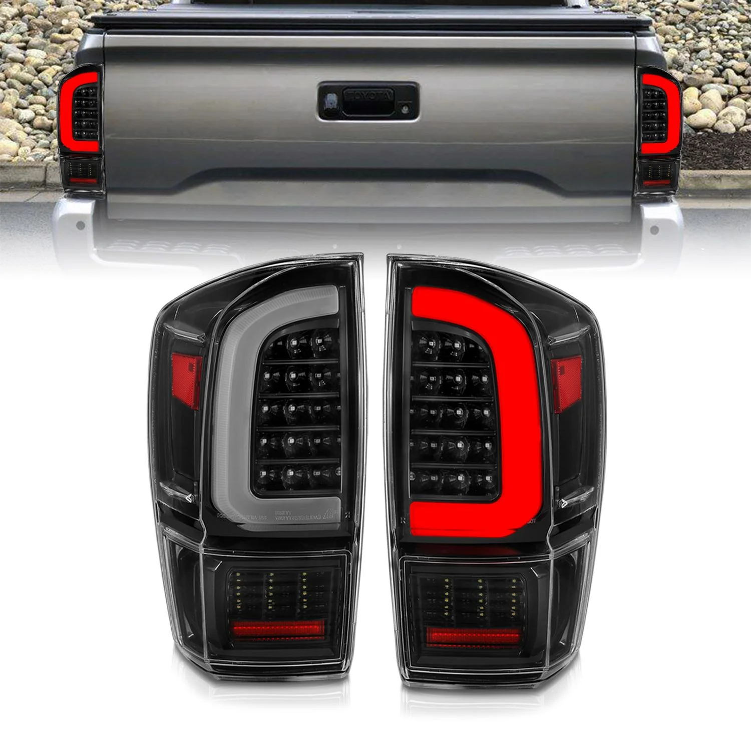 Full LED C Bar Tail Lights Tacoma (2016-2023) - Image 9