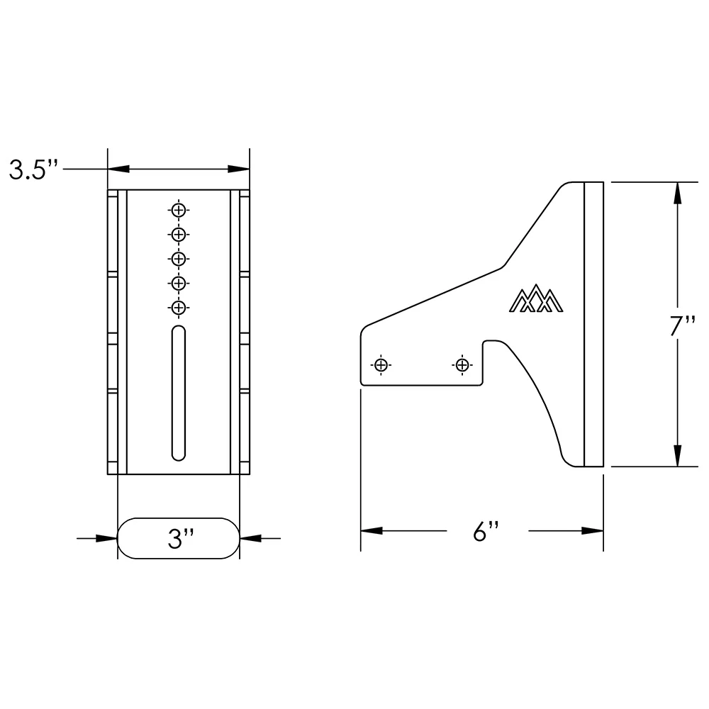 HD Awning Brackets for DRIFTR Roof Racks - Image 9