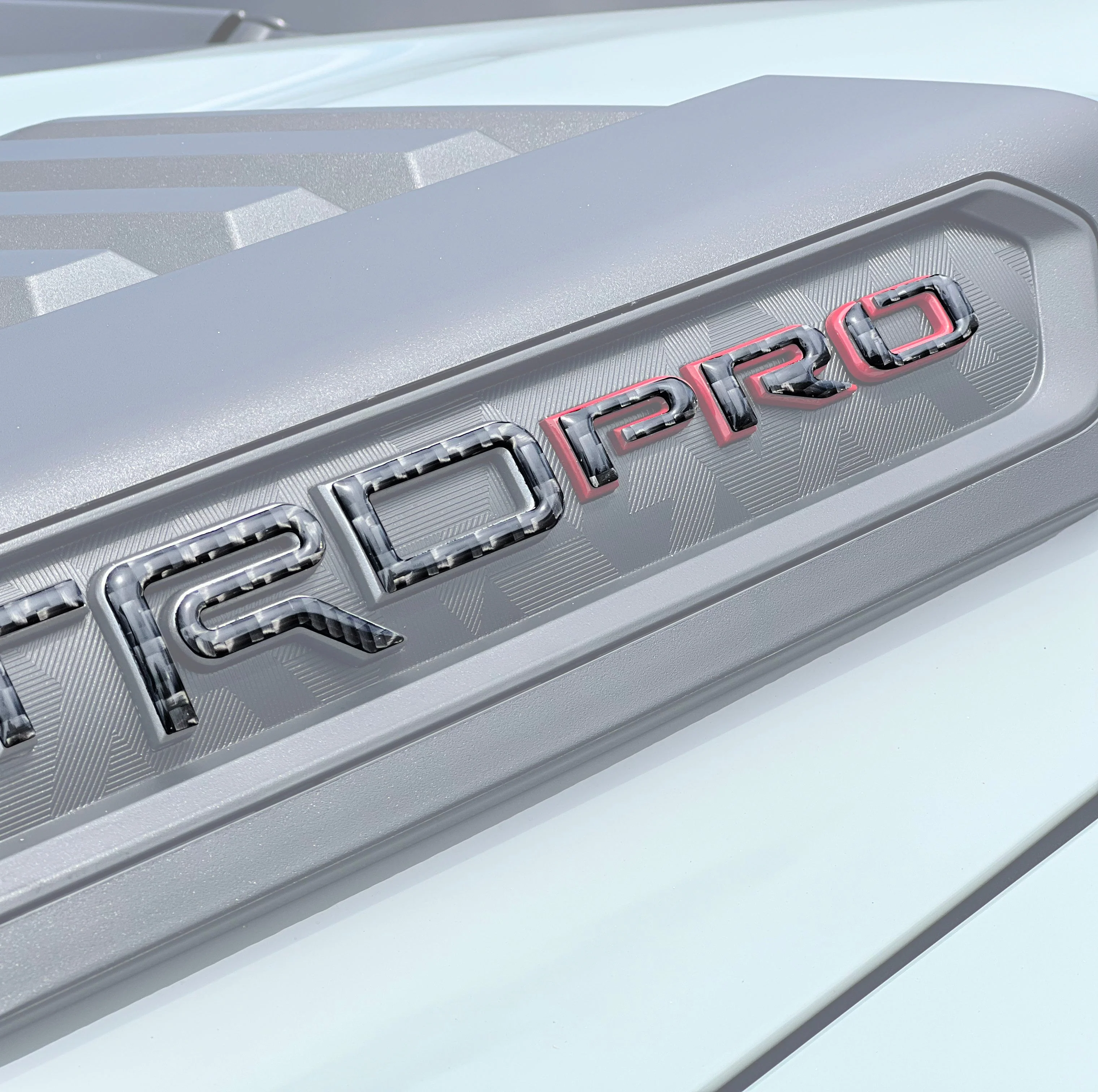 Hood Louver Letter Overlays Tundra (2022+)