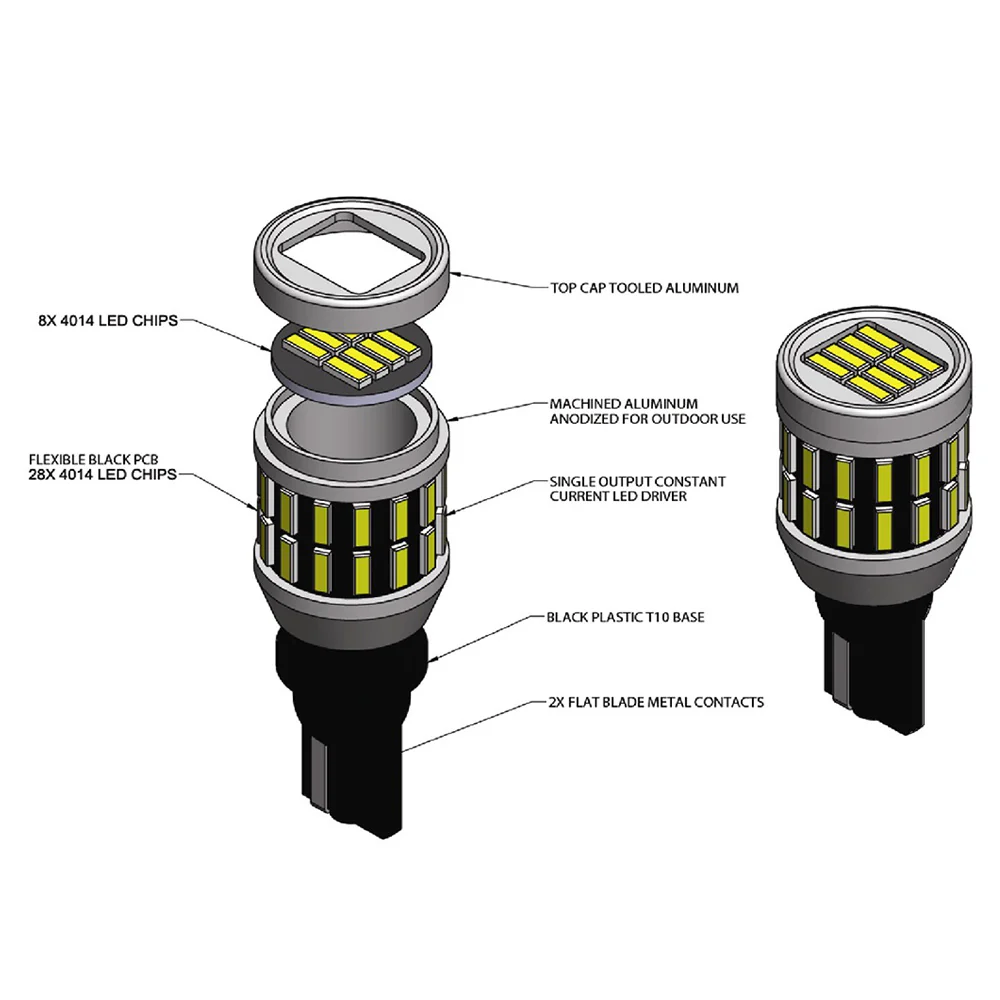 LED Reverse Light Bulbs 4Runner (2010-2024) - Image 2