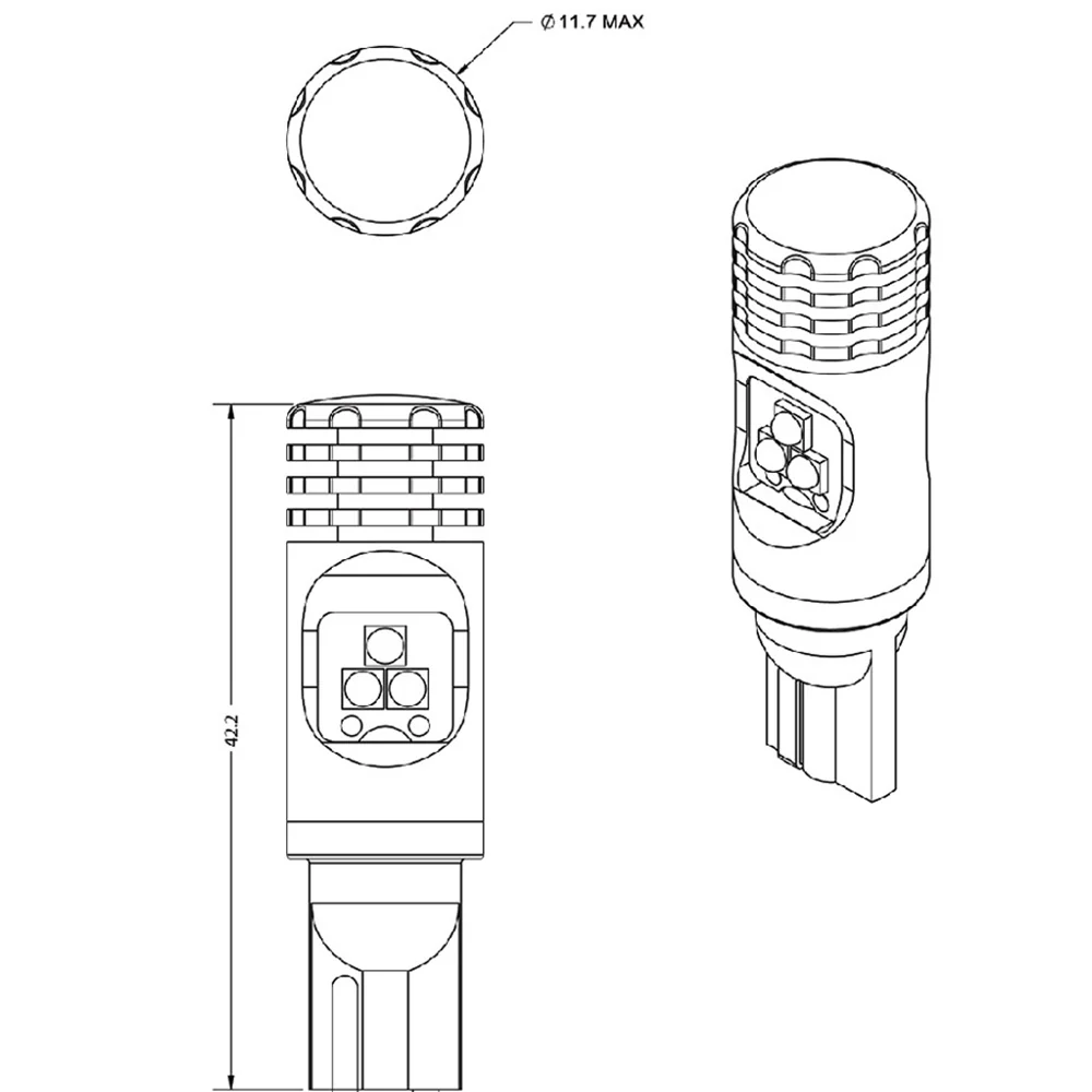 LED High Output Reverse Light Bulbs Tacoma (2016-2023) - Image 4