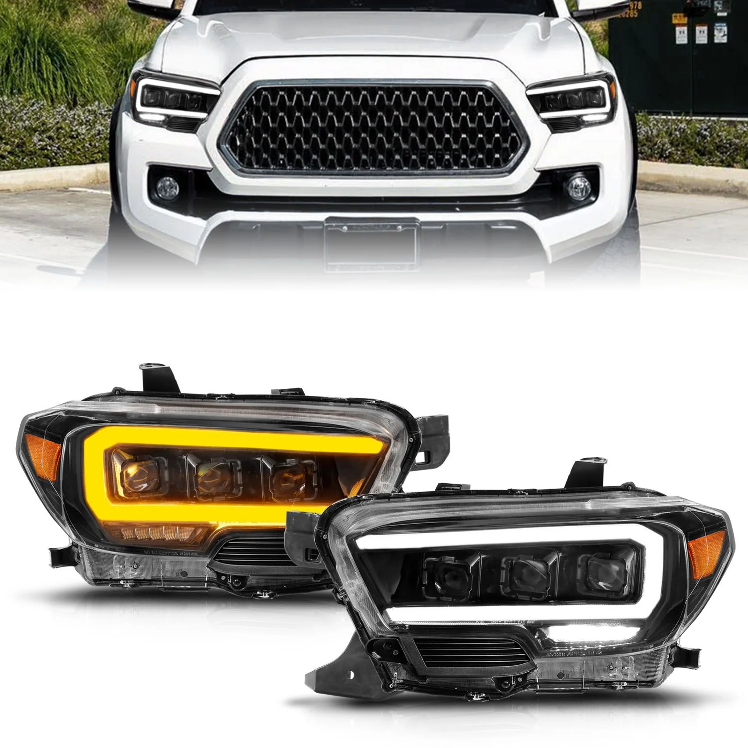 Sequential LED Projector Headlights Tacoma (2016-2023) - Image 6