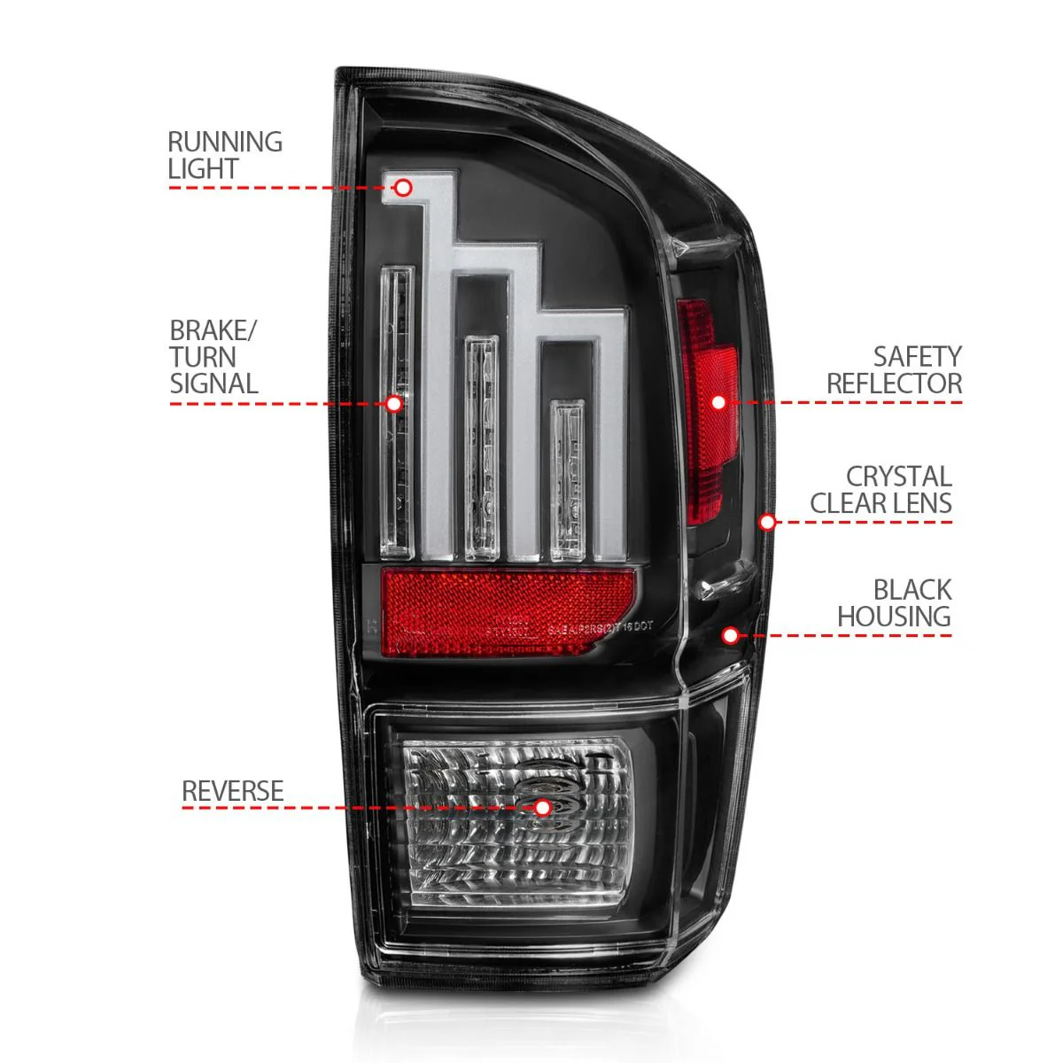 LED Step Style Tail Lights Tacoma (2016-2023) - Image 8