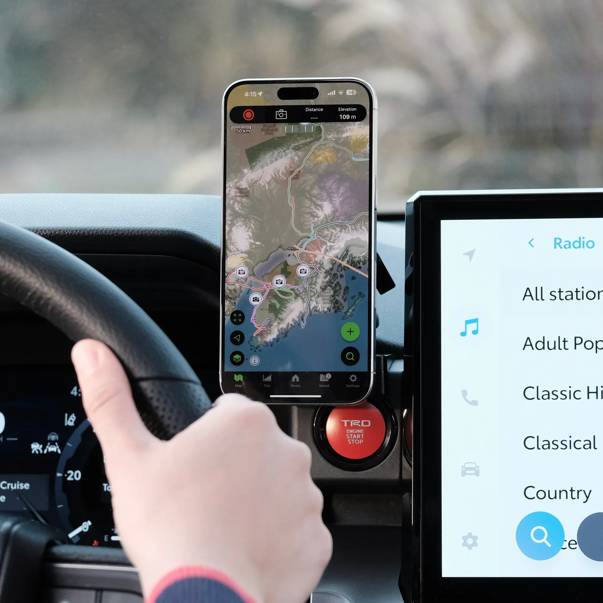 MagSafe Phone Mount Tacoma (2024+) & 4Runner (2025+) - Image 5