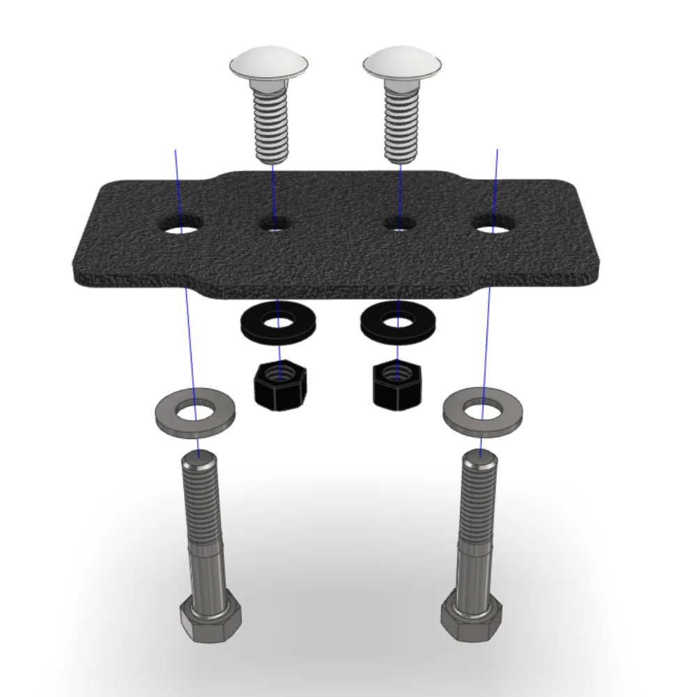 Rotopax Mount- Single Crossbar Mount - Image 4