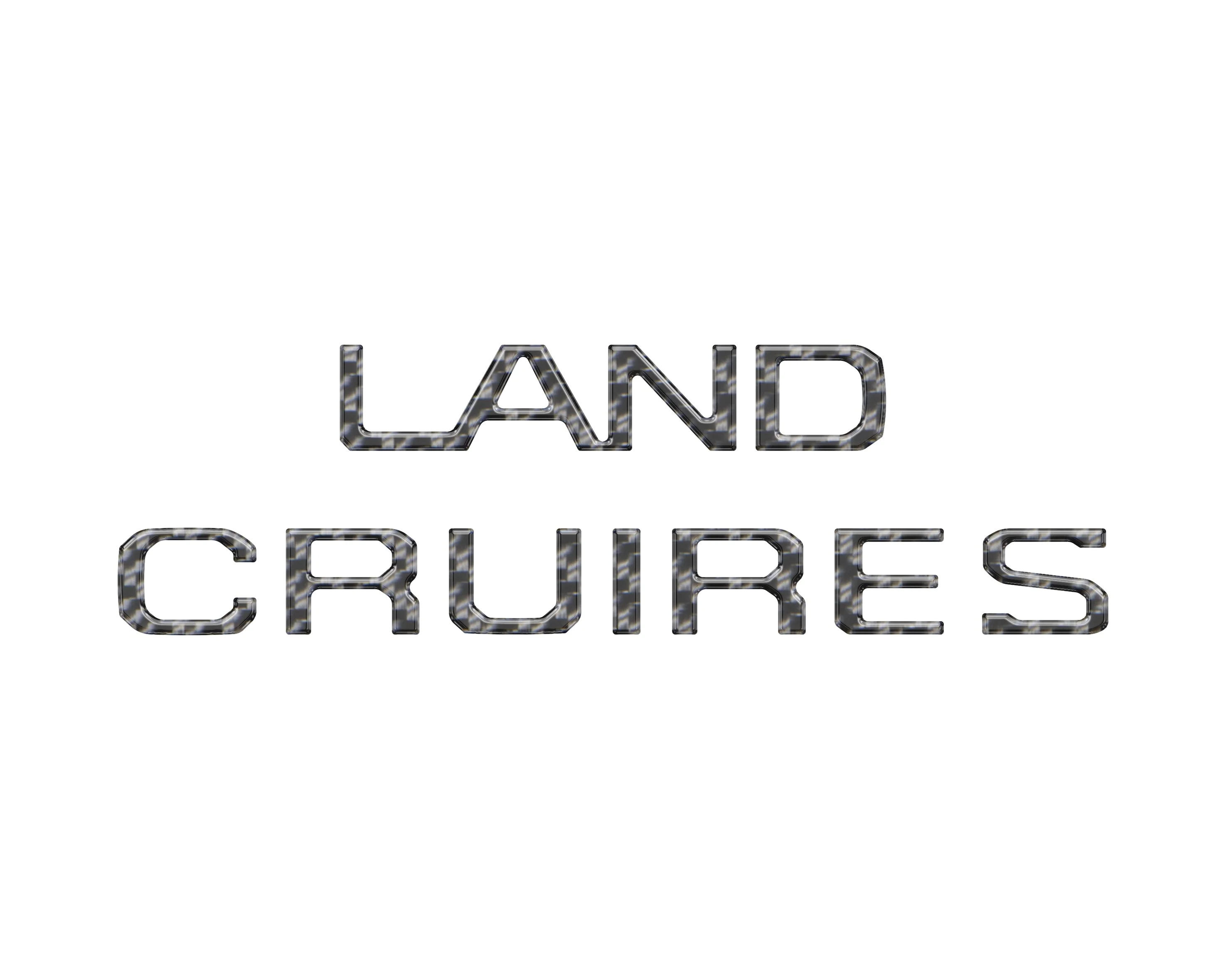 Rear Liftgate Letter Overlays Land Cruiser (2024+) - Image 3