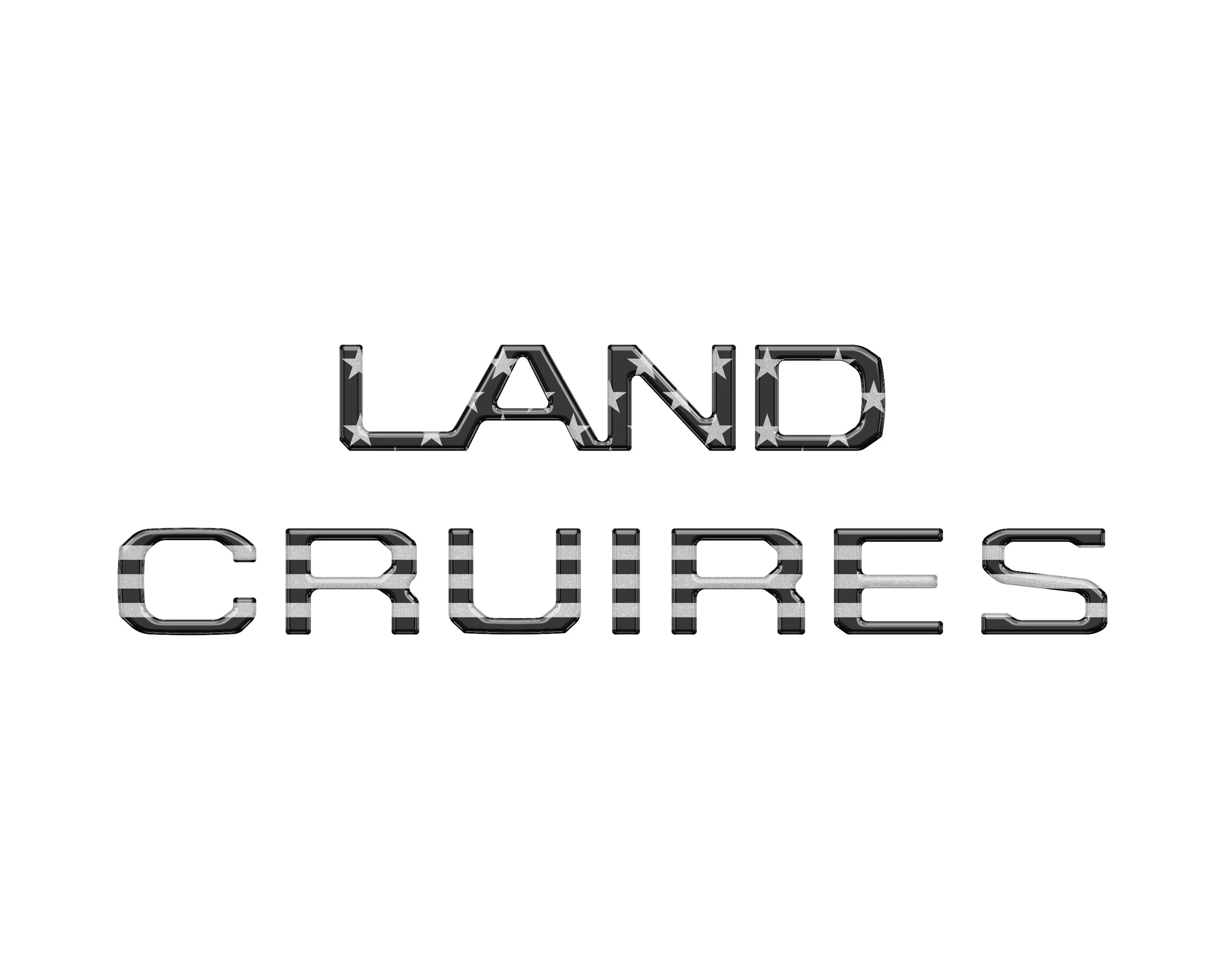 Rear Liftgate Letter Overlays Land Cruiser (2024+) - Image 5