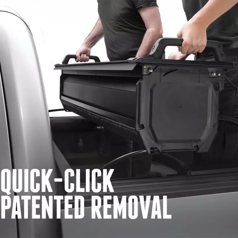 RetraxPro FRC-4000 EZ-OFF Manual Retractable Tonneau Cover w/ T-Slot Rails Tacoma (2024+) - Image 2