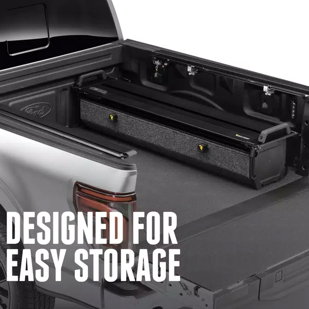 RetraxPro FRC-4000 EZ-OFF Manual Retractable Tonneau Cover w/ T-Slot Rails Tacoma (2024+) - Image 4