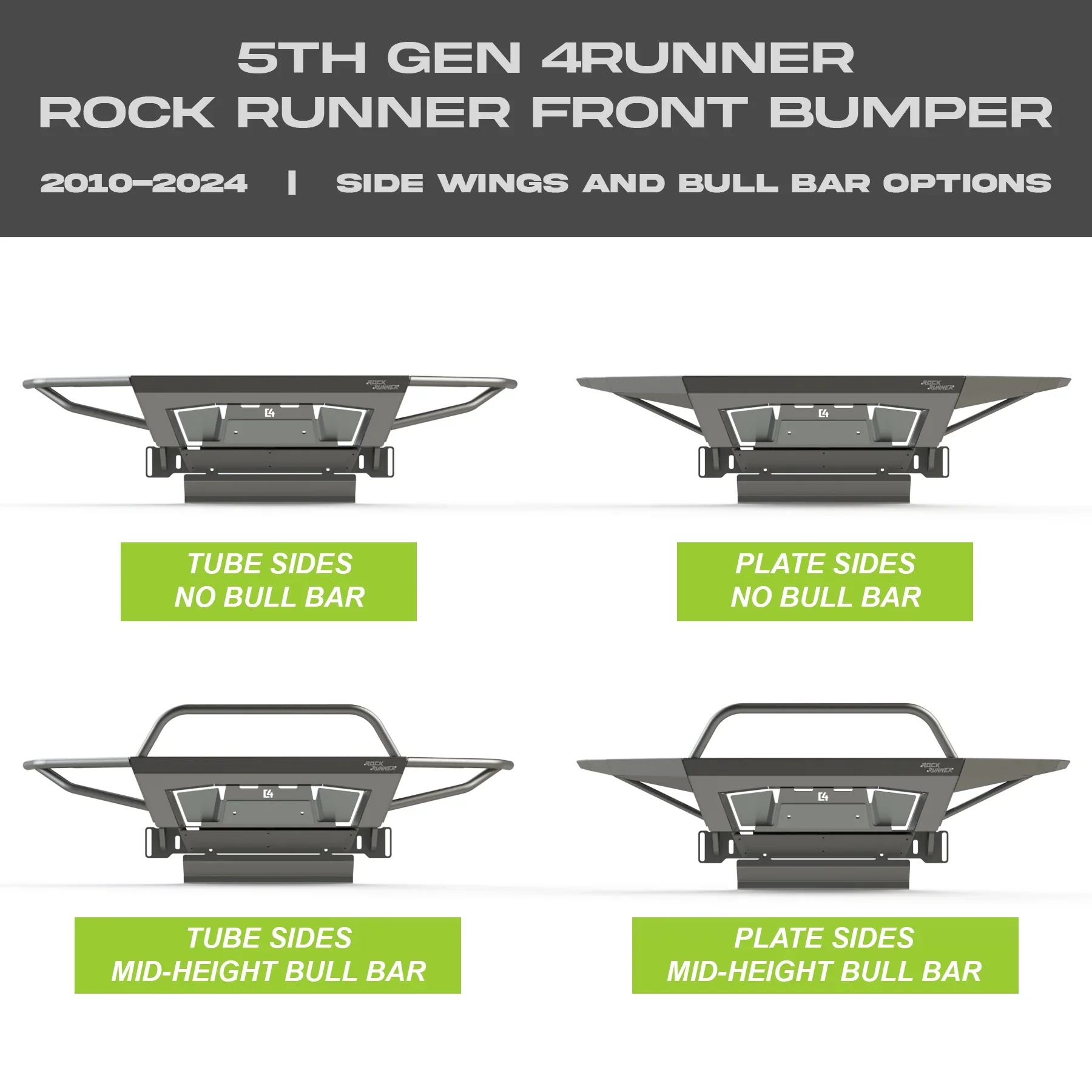 Rock Runner Front Bumper 4Runner (2010-2024) - Image 2