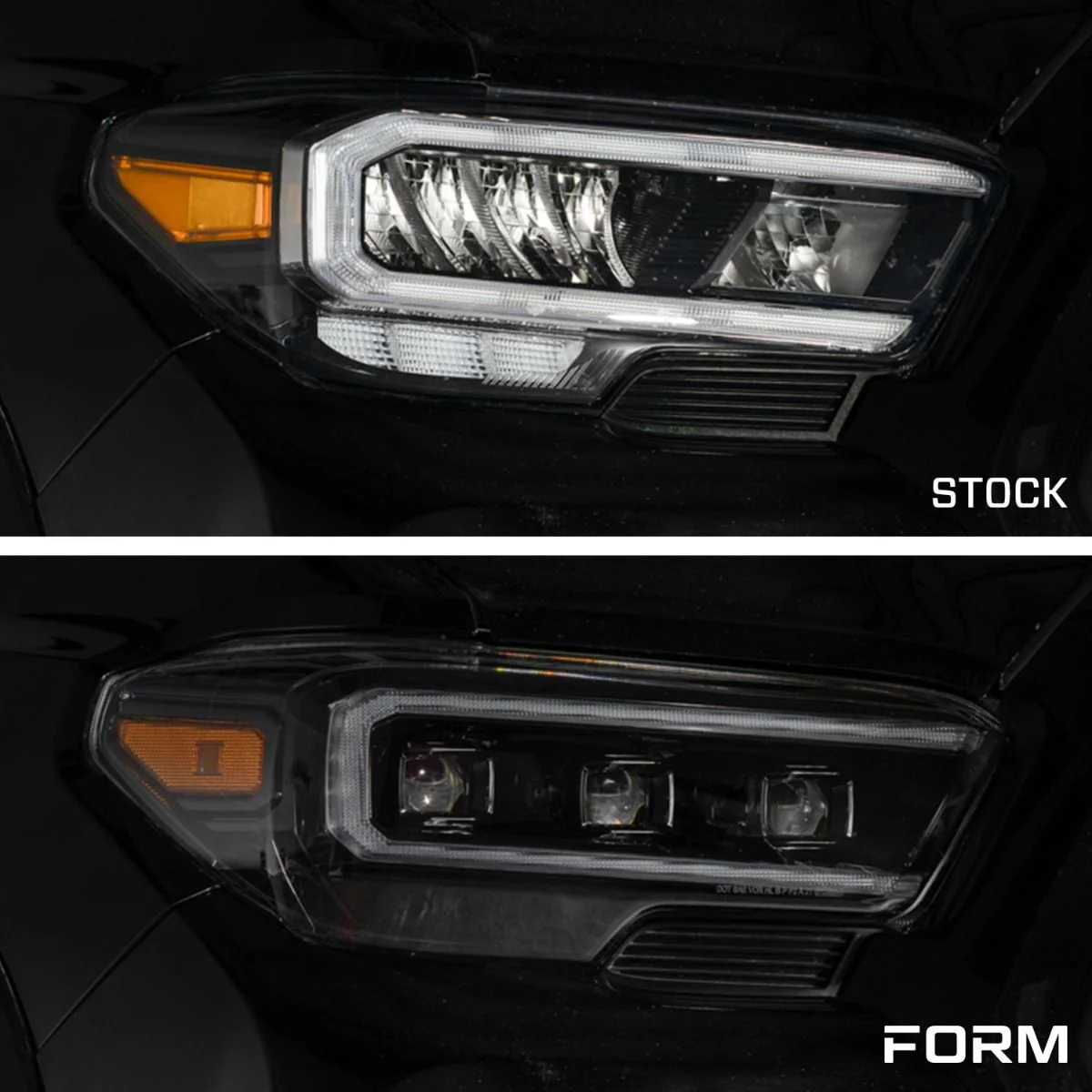 Sequential LED Projector Headlights with Selectable DRL Tacoma (2016-2023) - Image 4