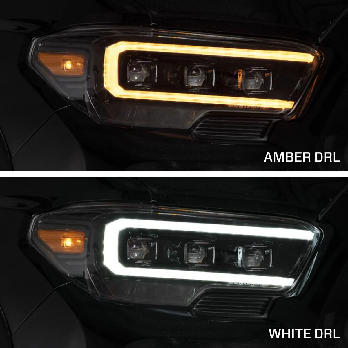 Sequential LED Projector Headlights with Selectable DRL Tacoma (2016-2023) - Image 5