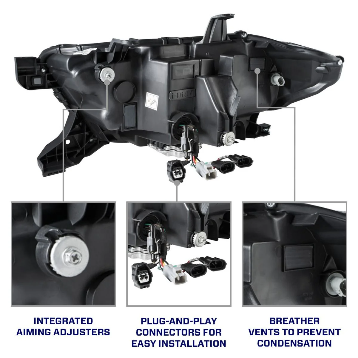 Sequential LED Projector Headlights with Selectable DRL Tacoma (2016-2023) - Image 7