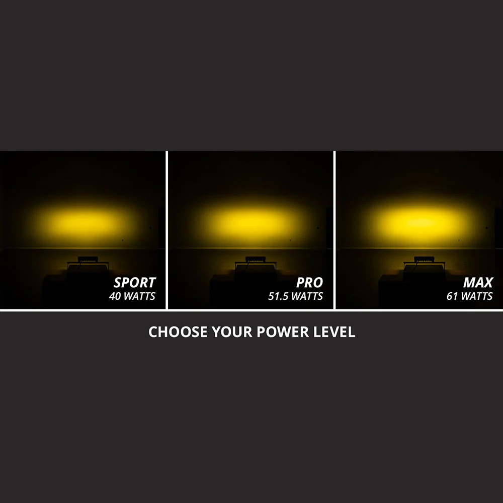 SS10 Yellow SAE/DOT LED Light Bar - Image 4
