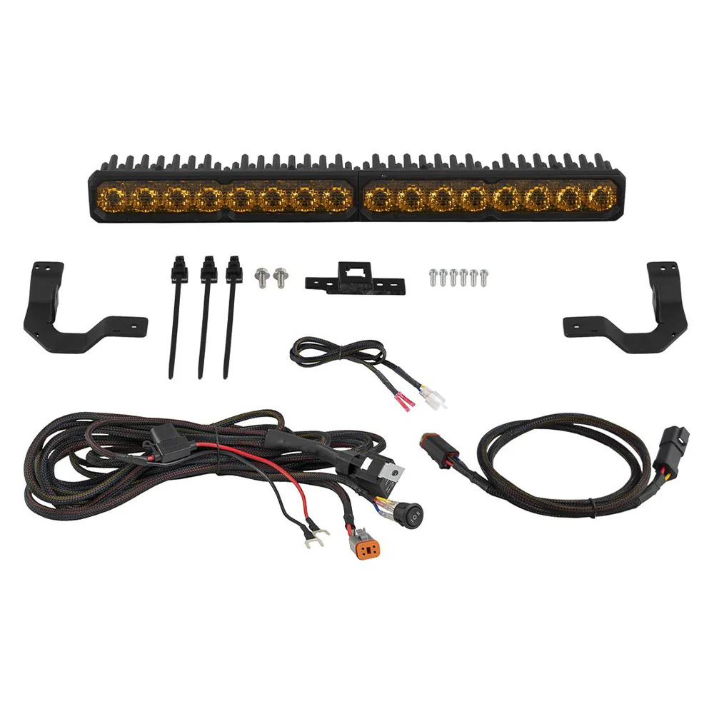 SS20 TRD Pro Grille / Trailhunter Grille Lightbar Kit Tacoma (2024+) - Image 5