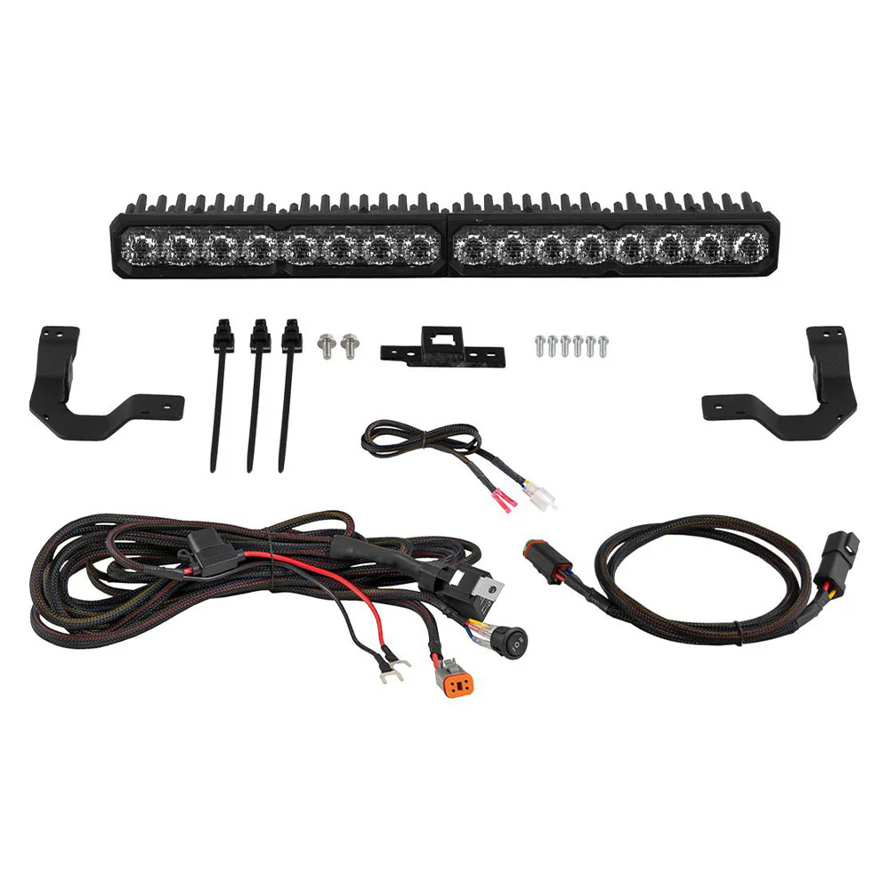 SS20 TRD Pro Grille / Trailhunter Grille Lightbar Kit Tacoma (2024+) - Image 6