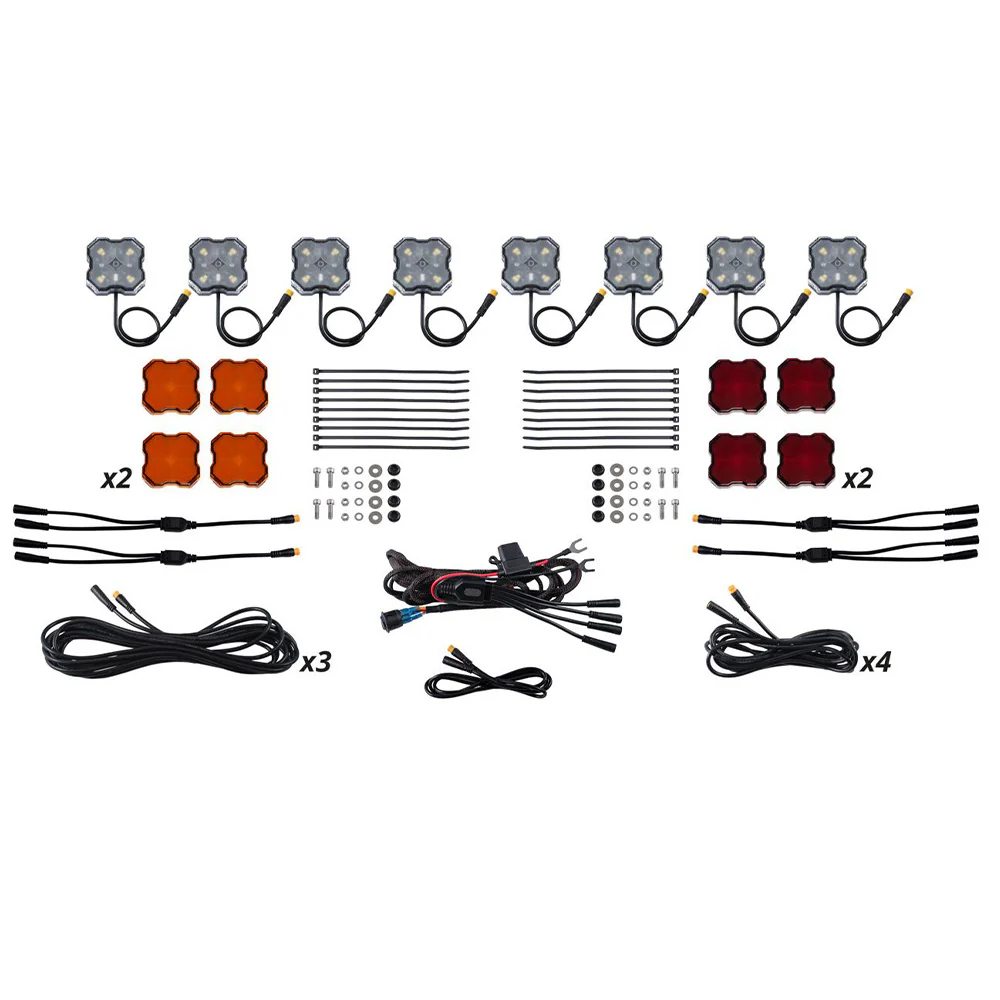 Stage Series LED Rock Light Kit Single-color & RGBW (8-Pack) - Image 12